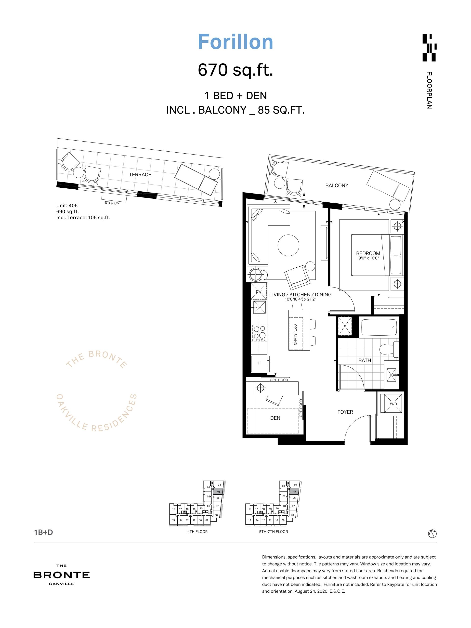 Forillon floor plan