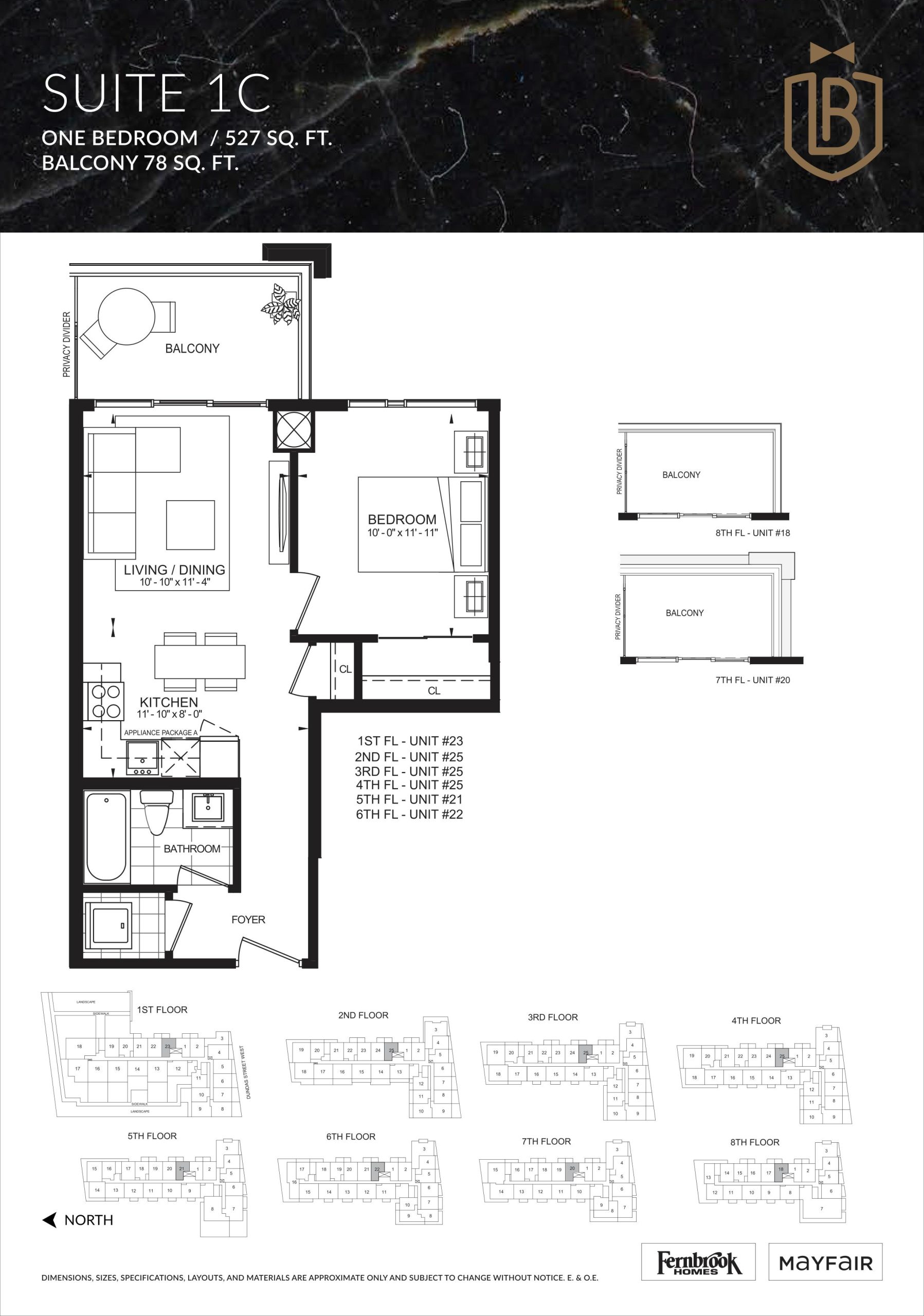 Suite 1C floor plan