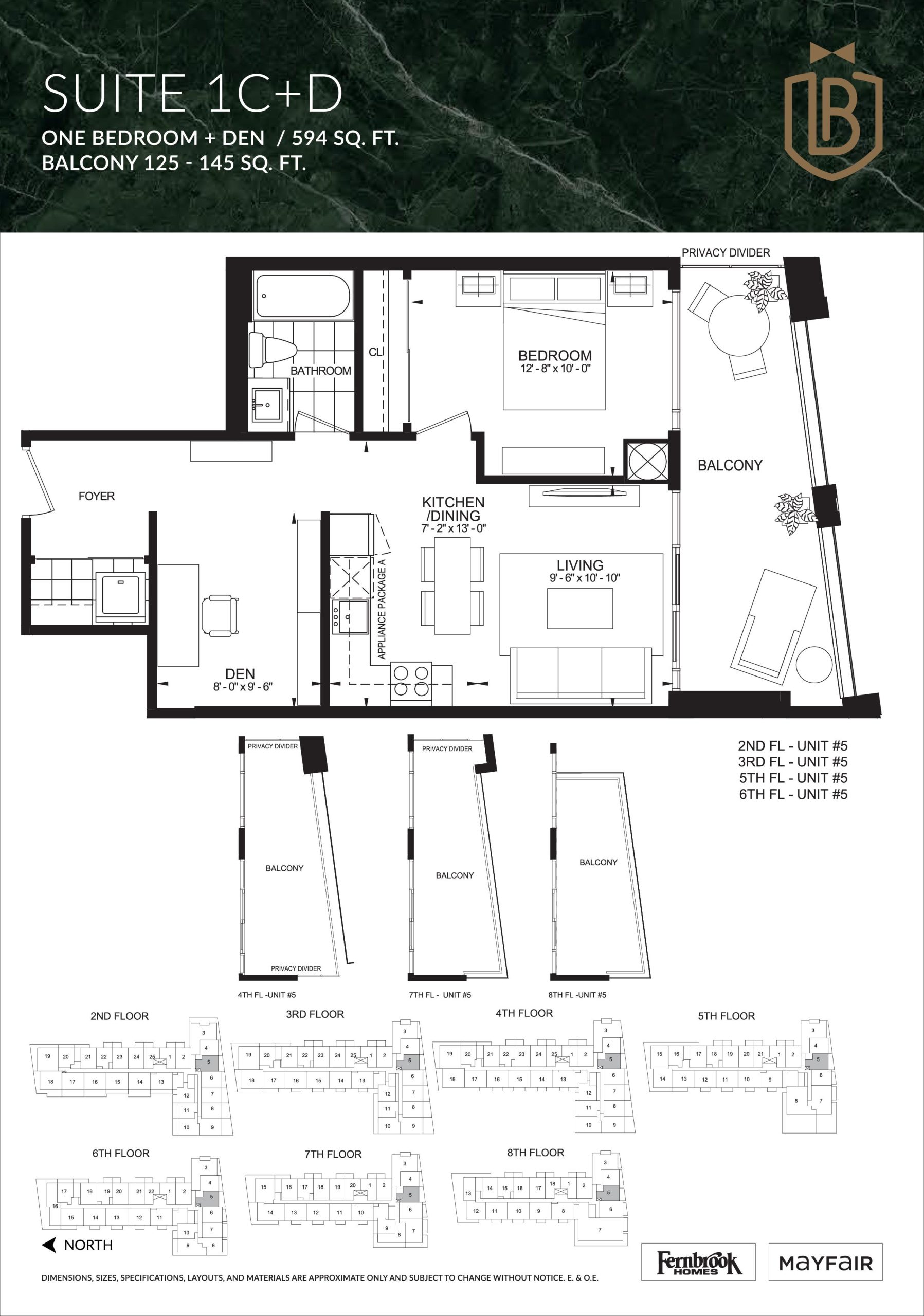 Suite 1C+D floor plan