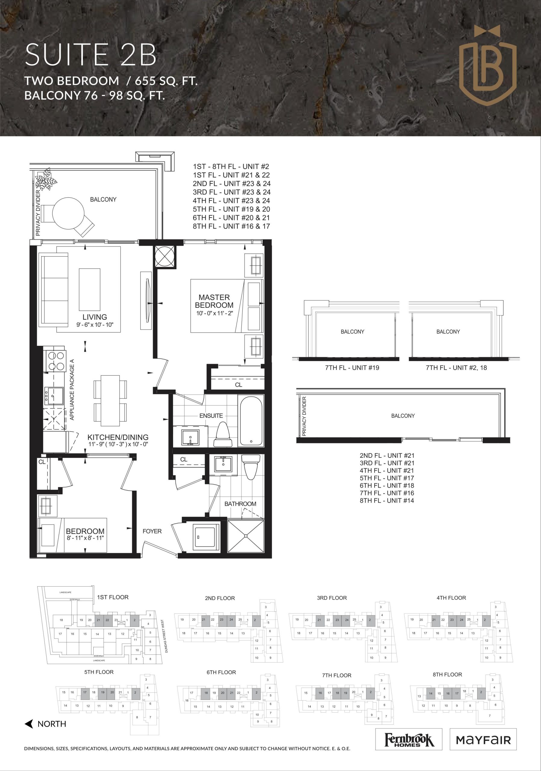 Suite 2B floor plan