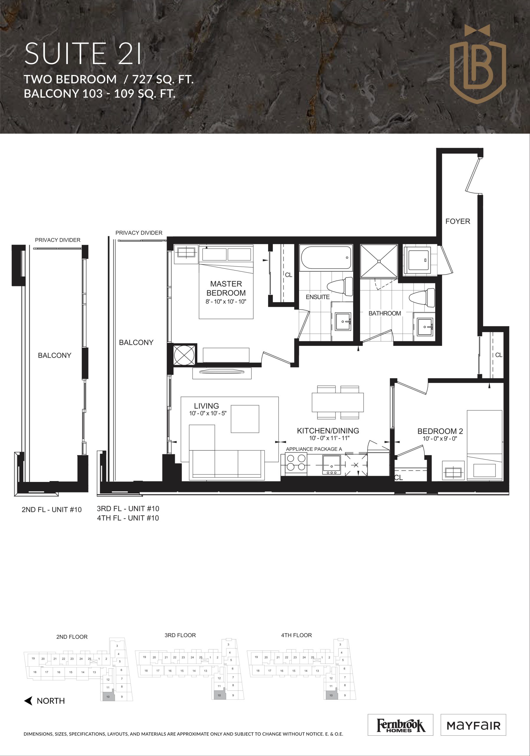 Suite 2I floor plan