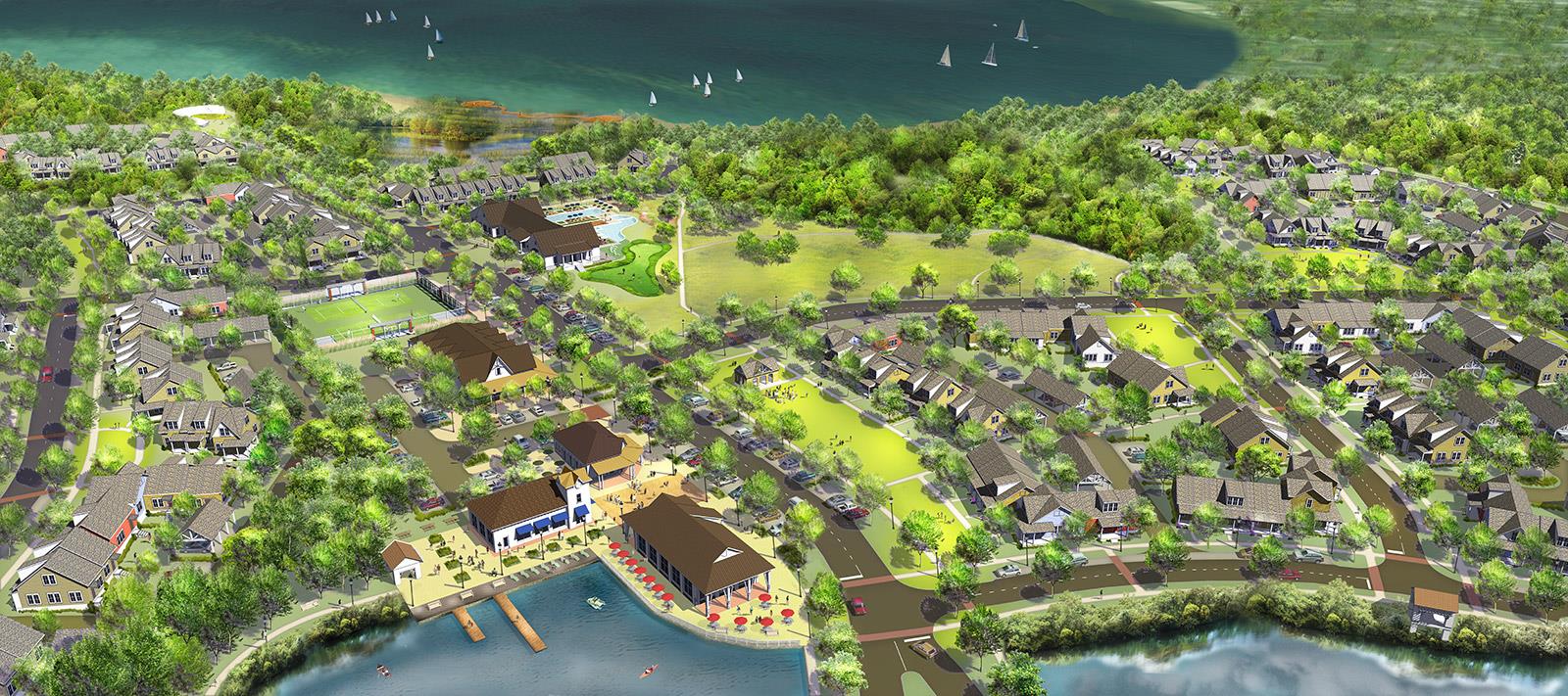 The Seasons on Little Lake in Midland — rendering 2