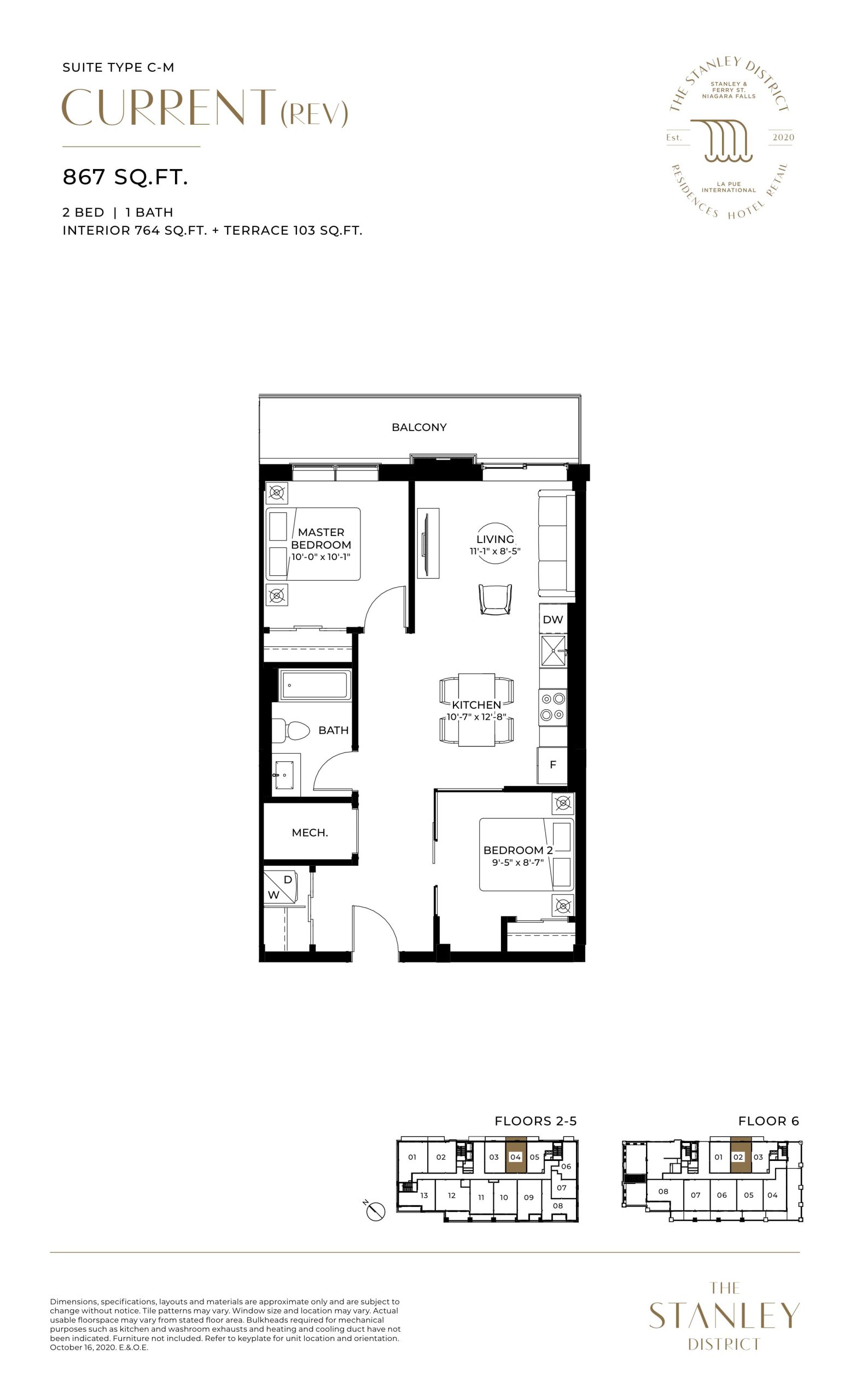 Current (Rev) floor plan