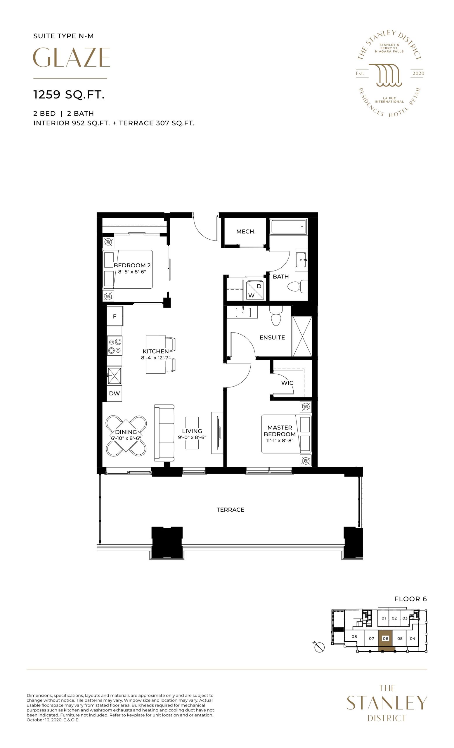 Glaze floor plan