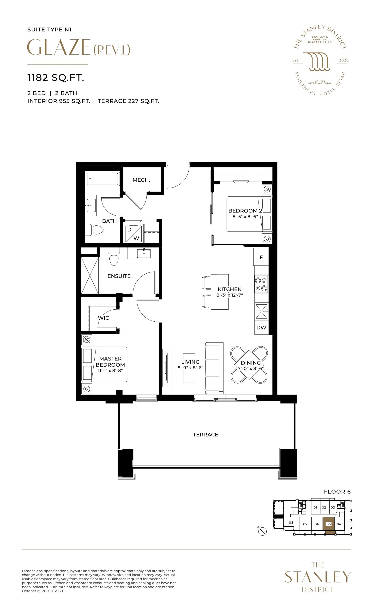 Glaze (Rev1) floor plan