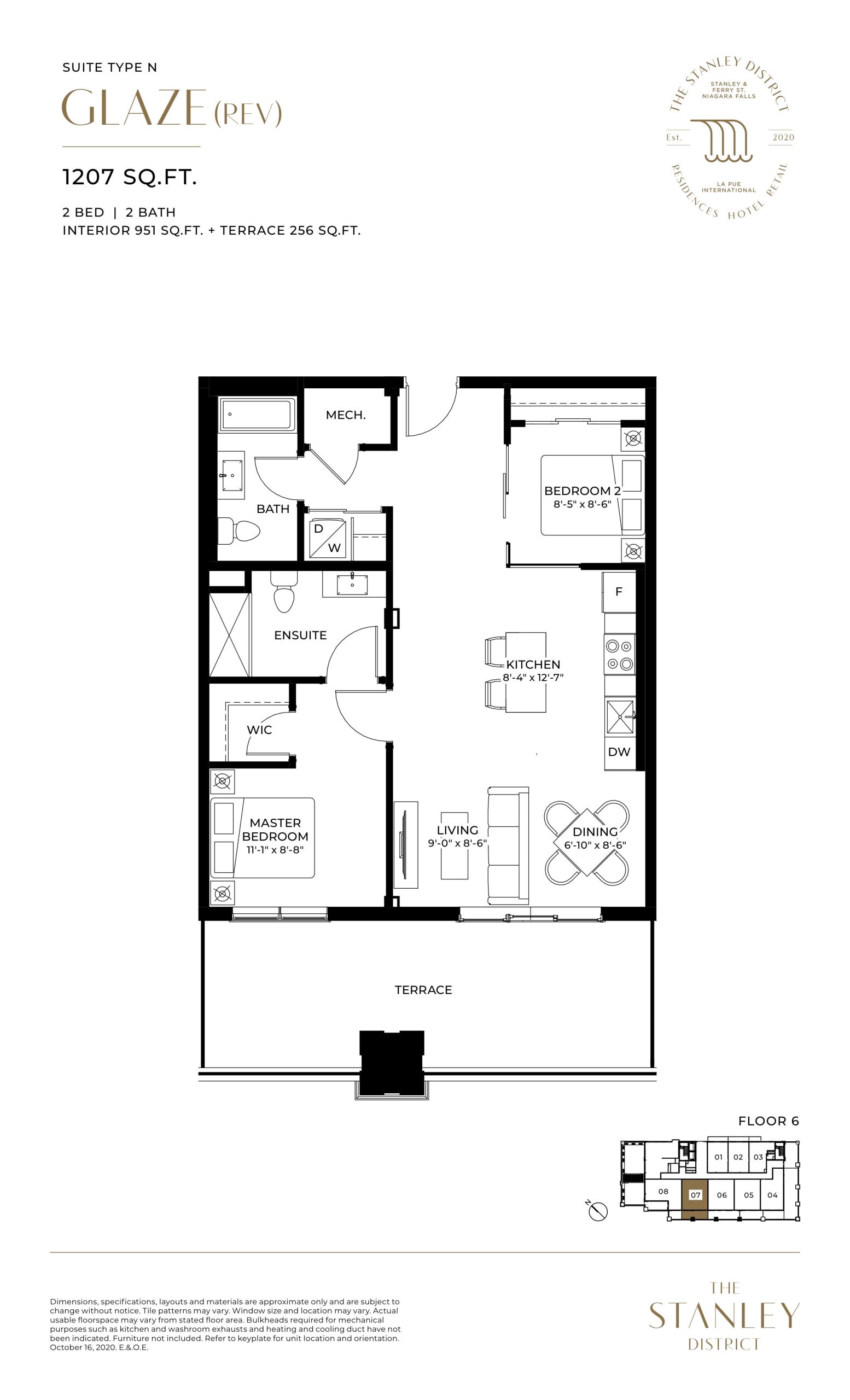 Glaze (Rev) floor plan