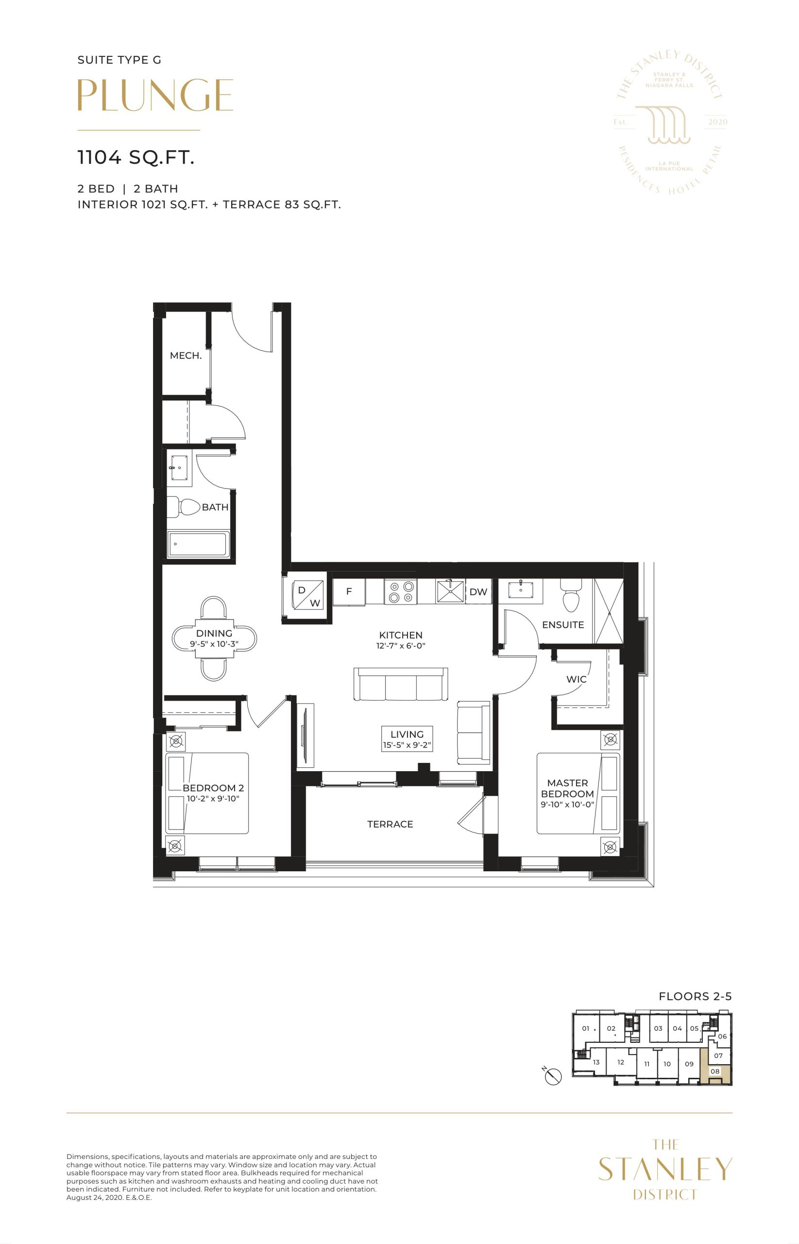 Plunge floor plan