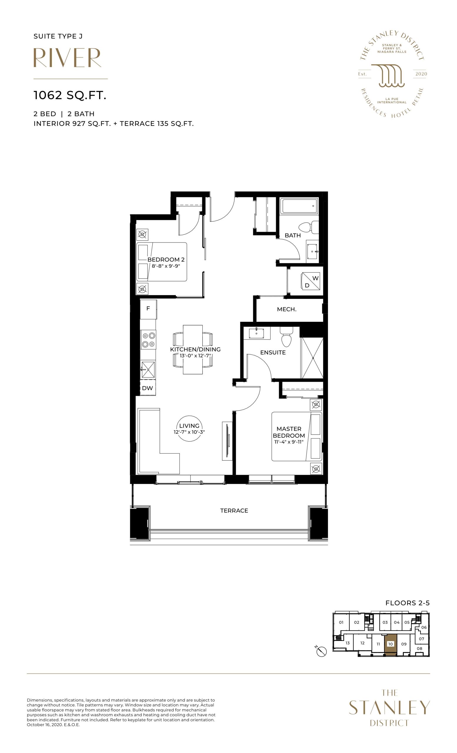 River floor plan