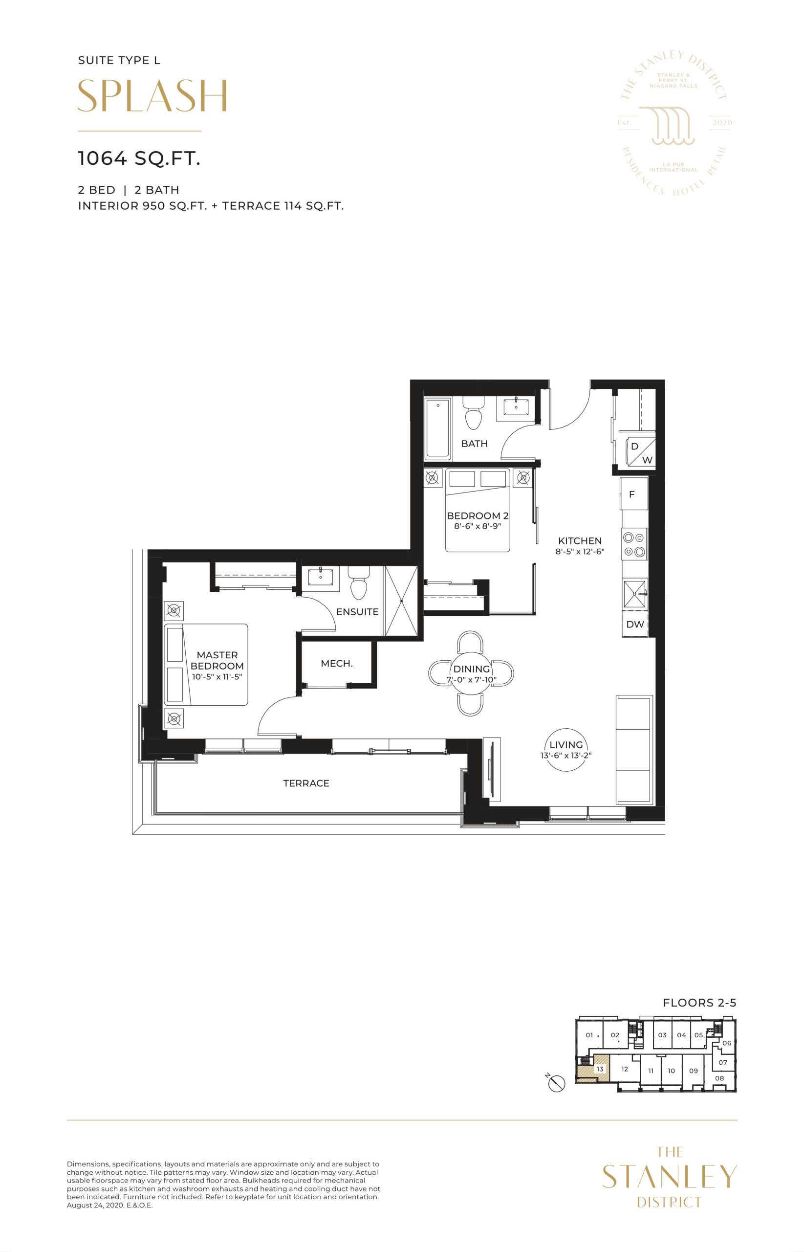 Splash floor plan