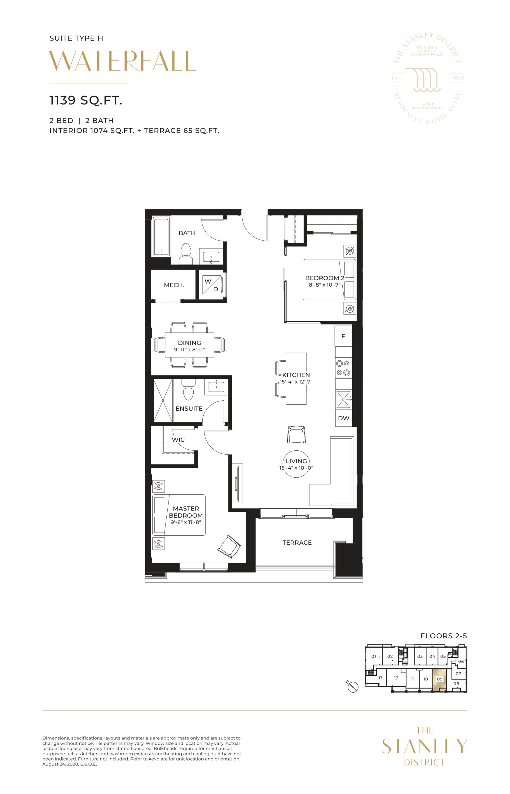 Waterfall floor plan