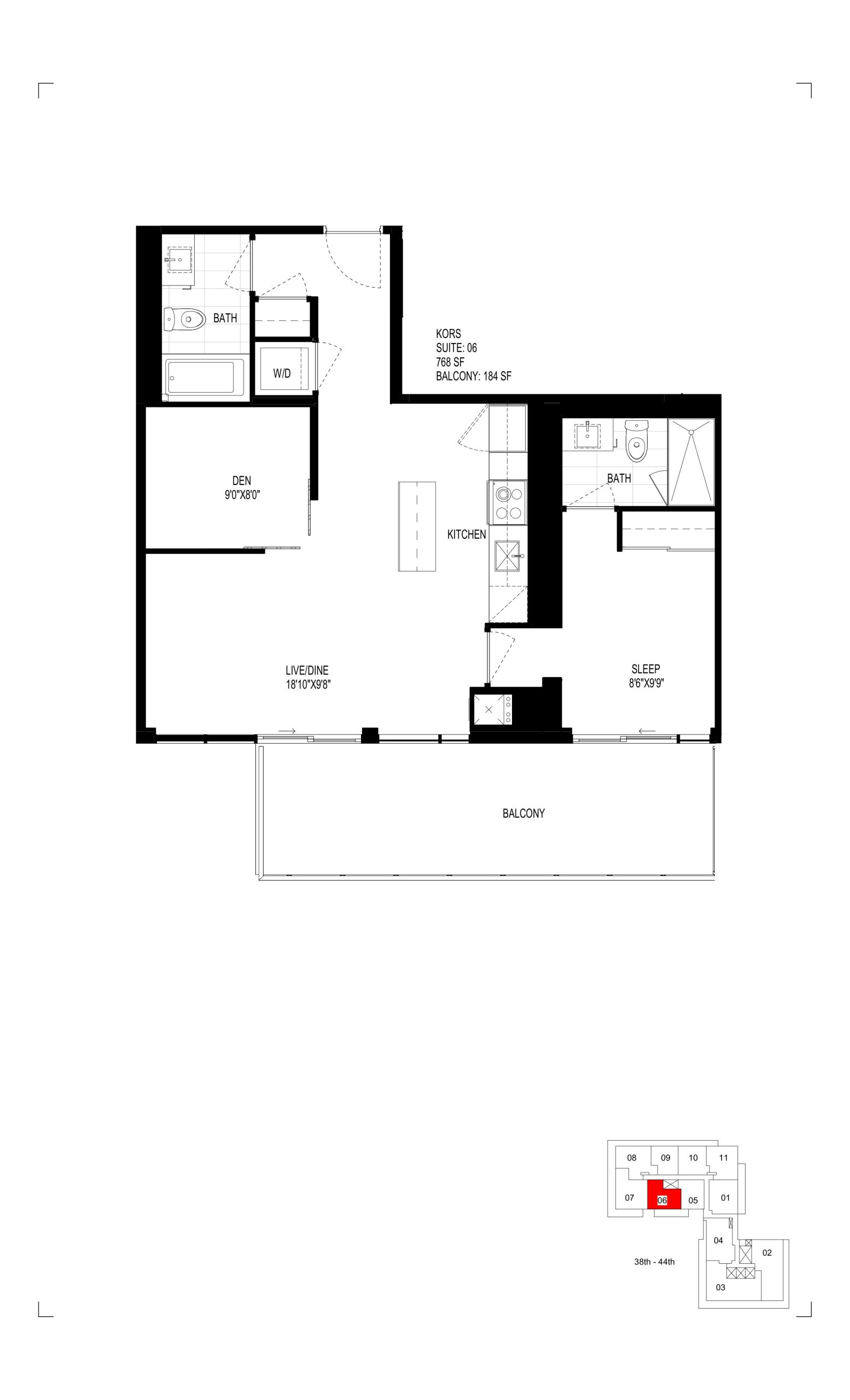 Kors floor plan