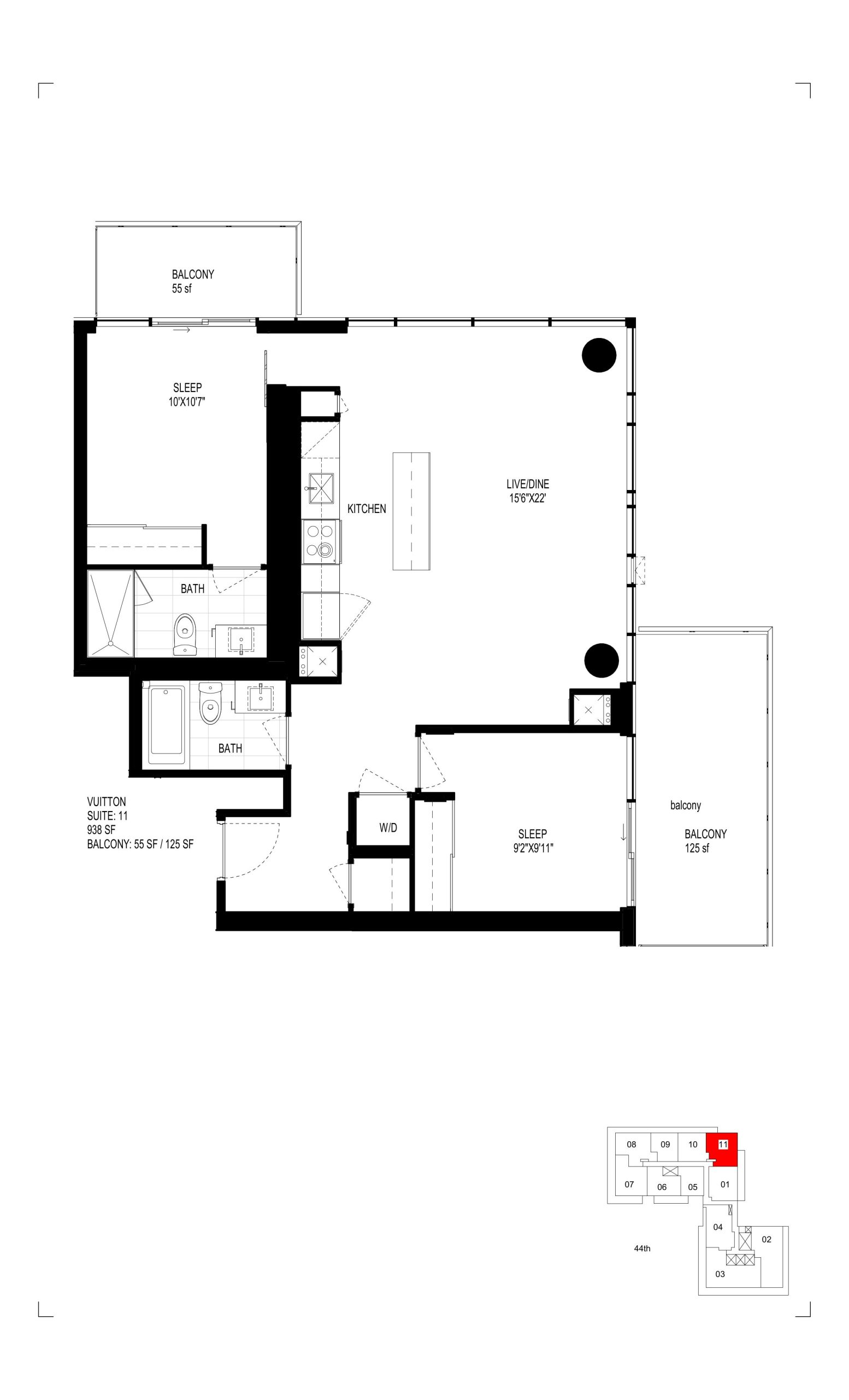 Vuitton floor plan