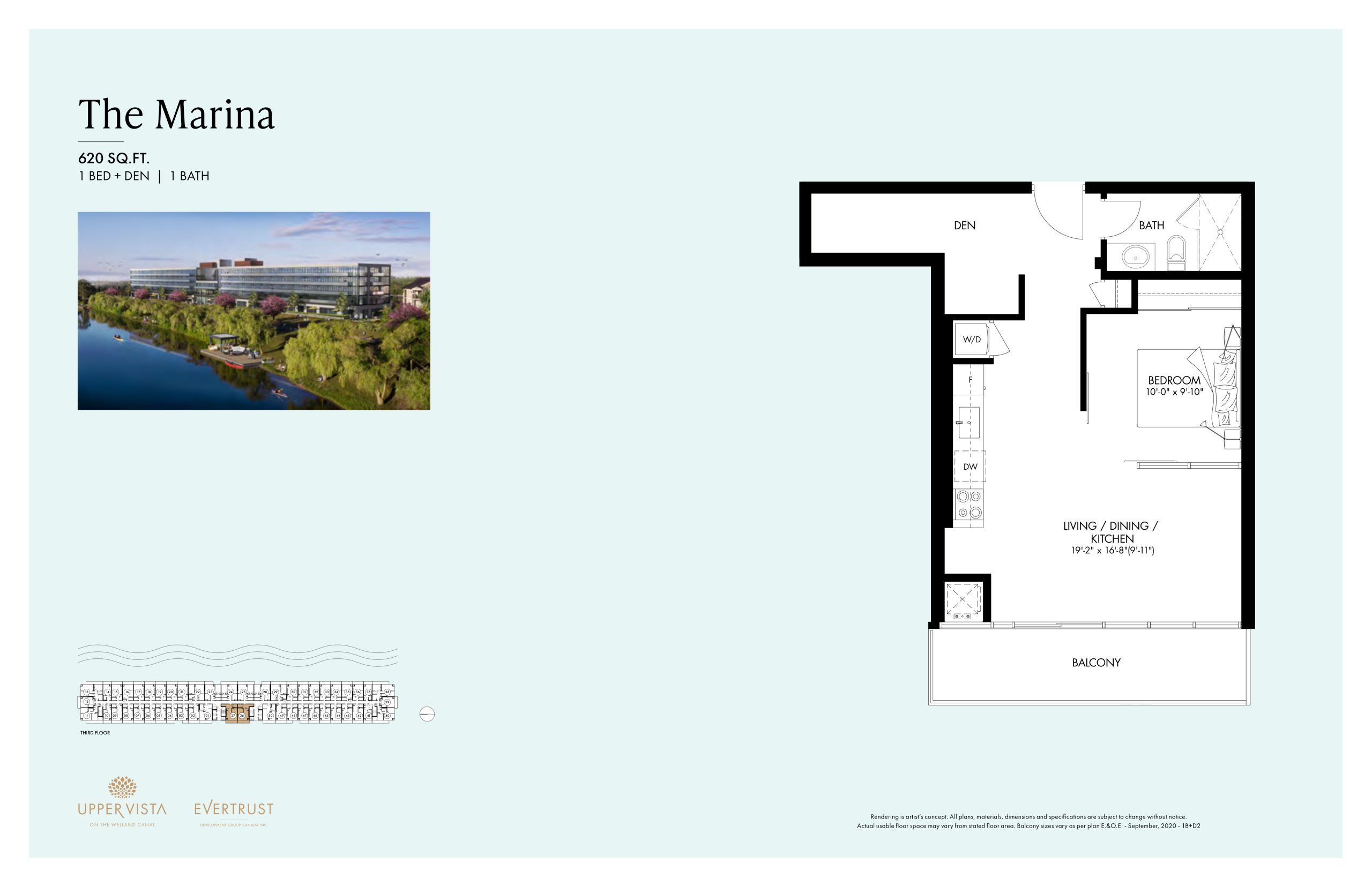 The Marina floor plan