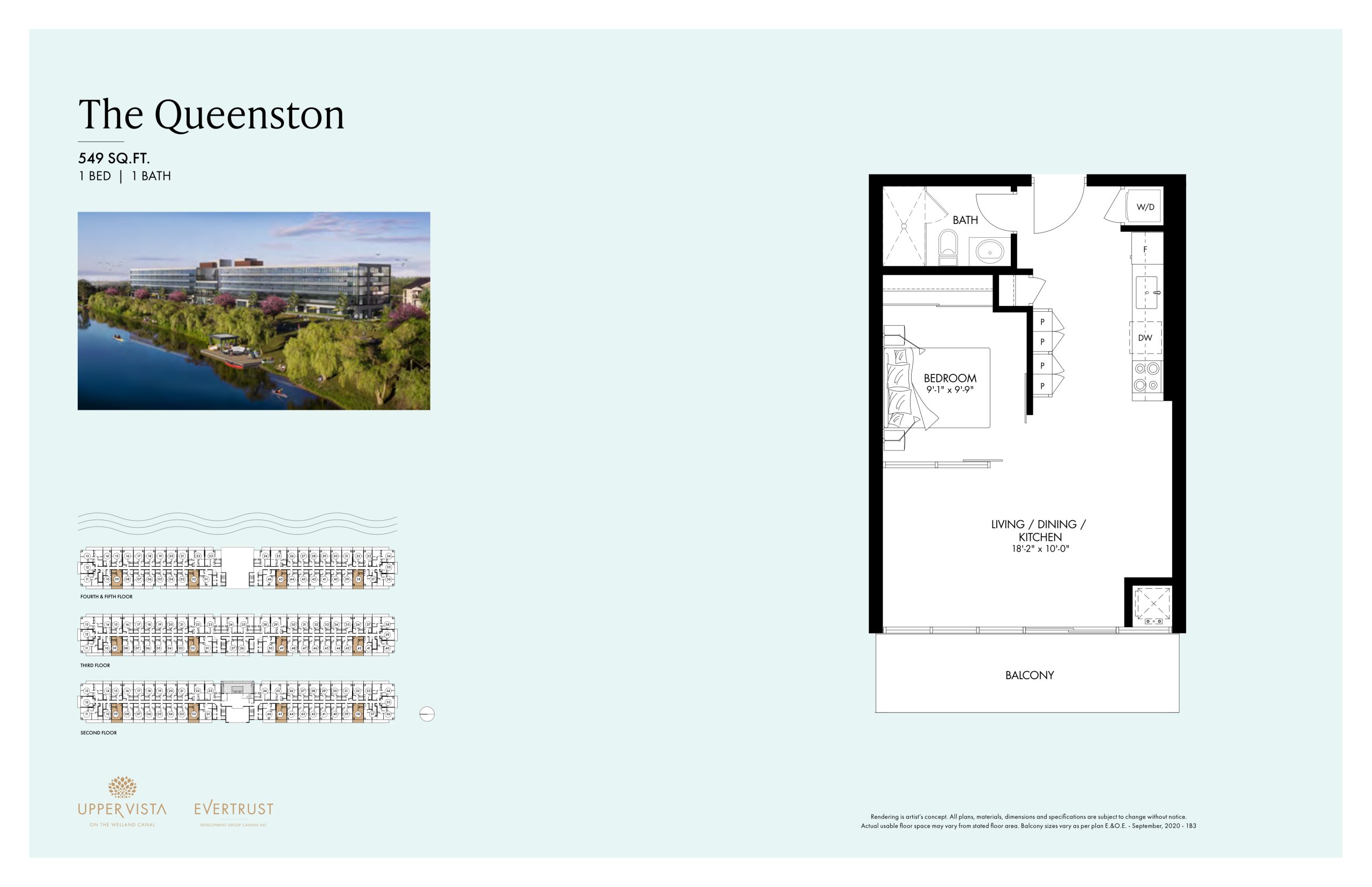 The Queenston floor plan