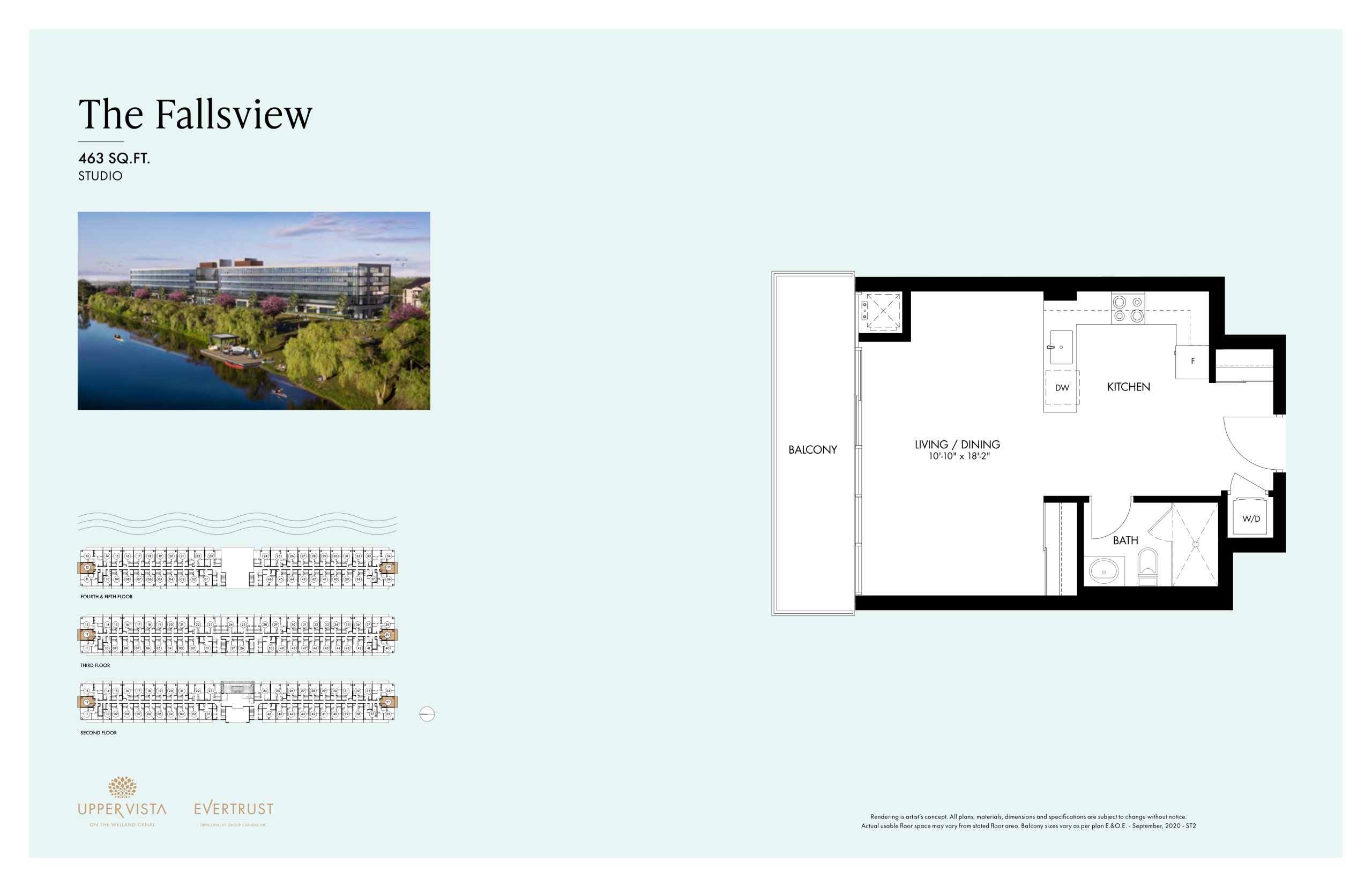 The Fallsview floor plan