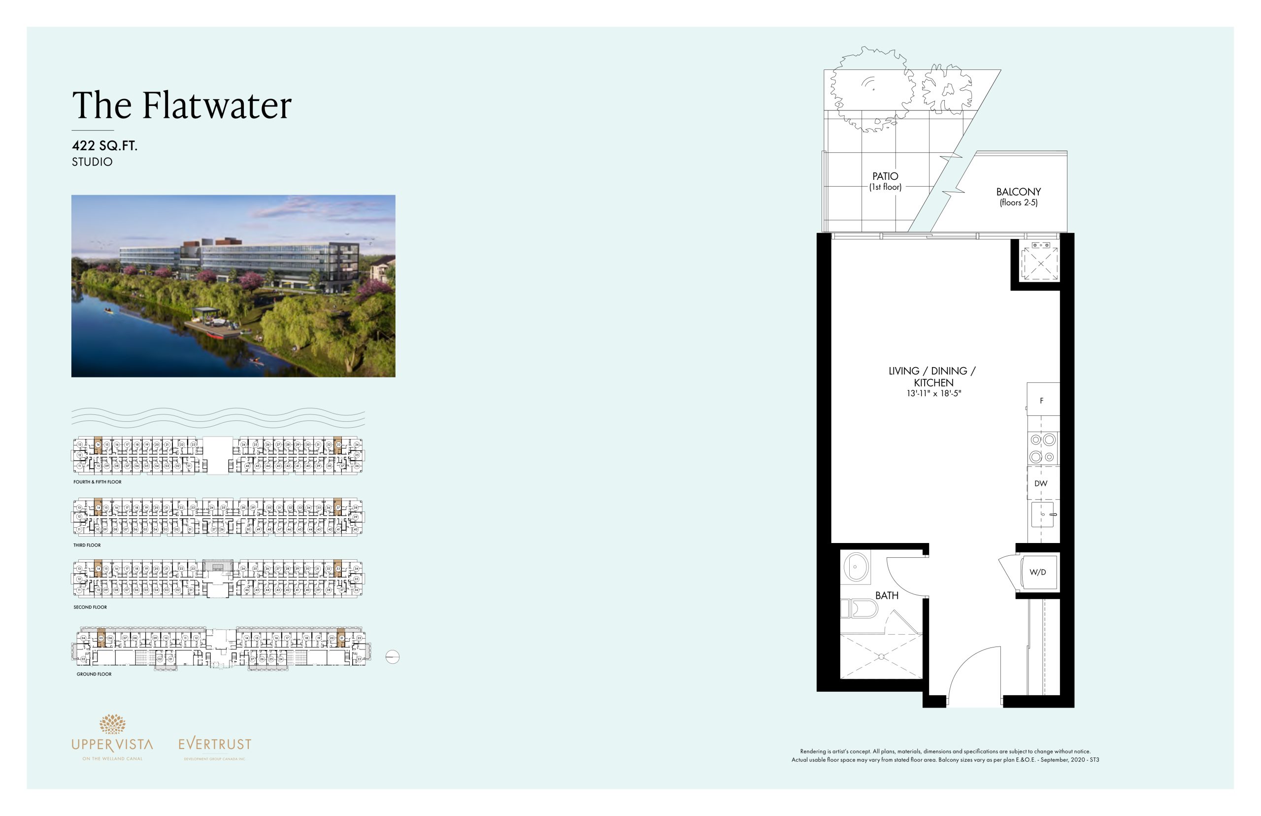 The Flatwater floor plan