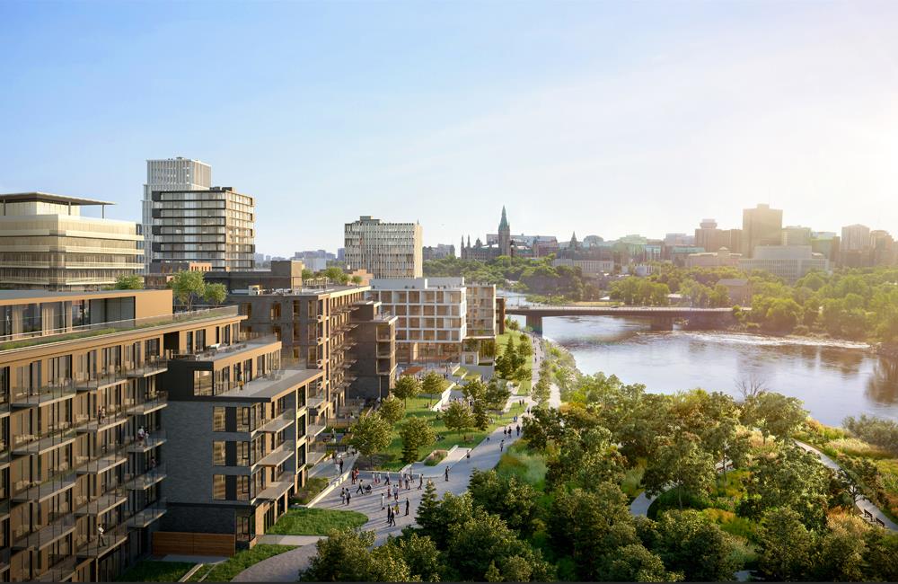 Zibi – O in Gatineau — rendering 3