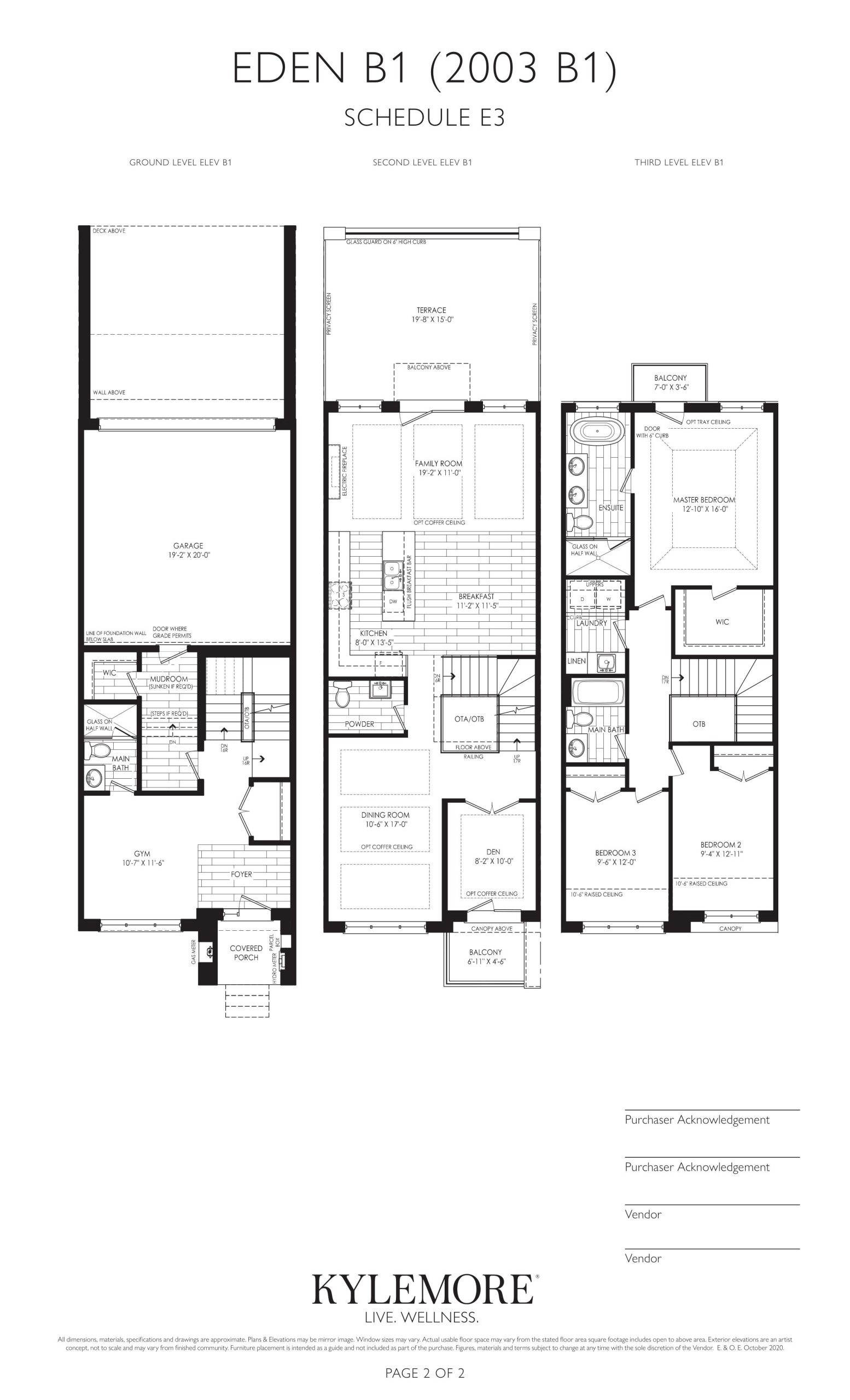 Eden B1 floor plan