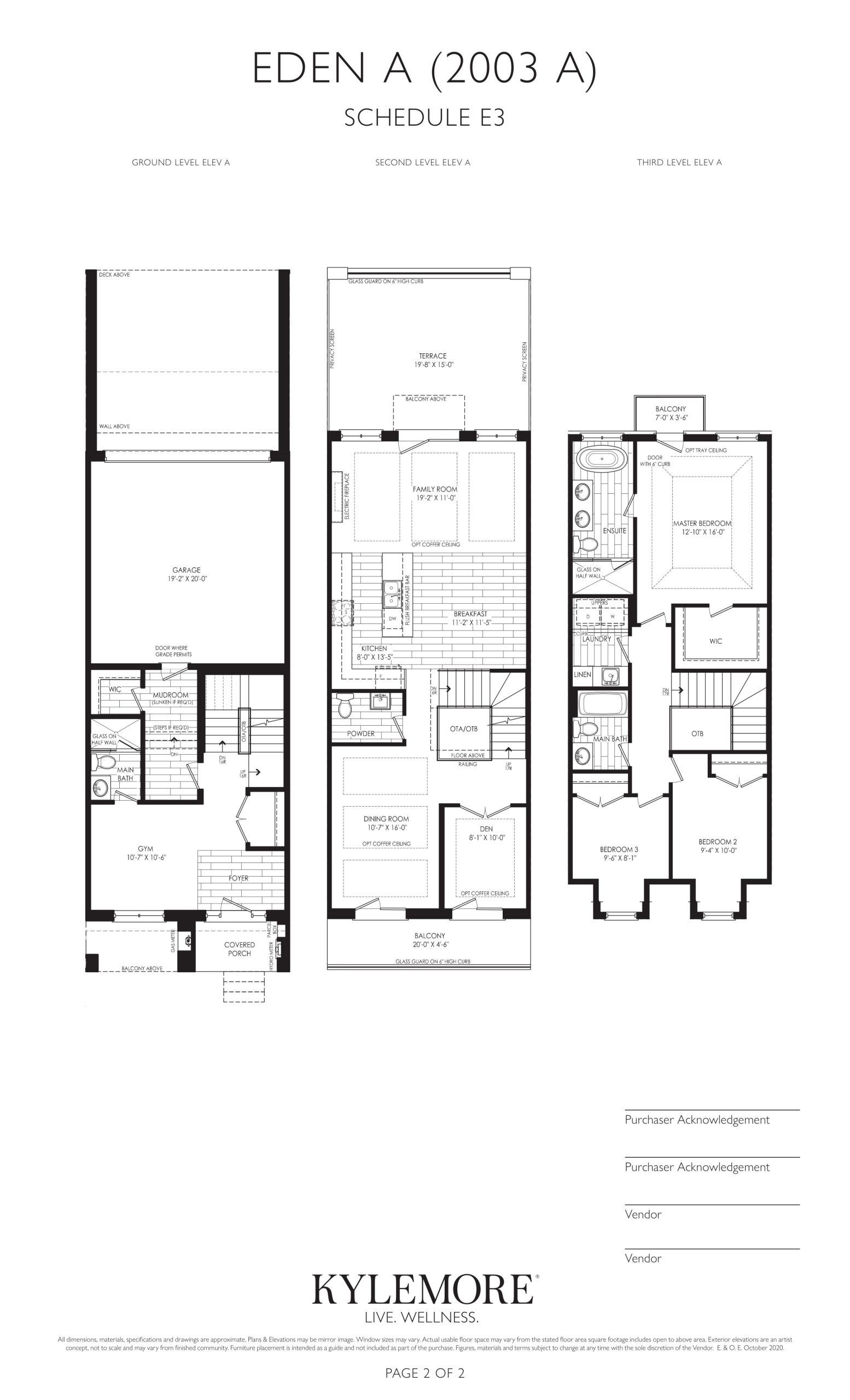 Eden A floor plan