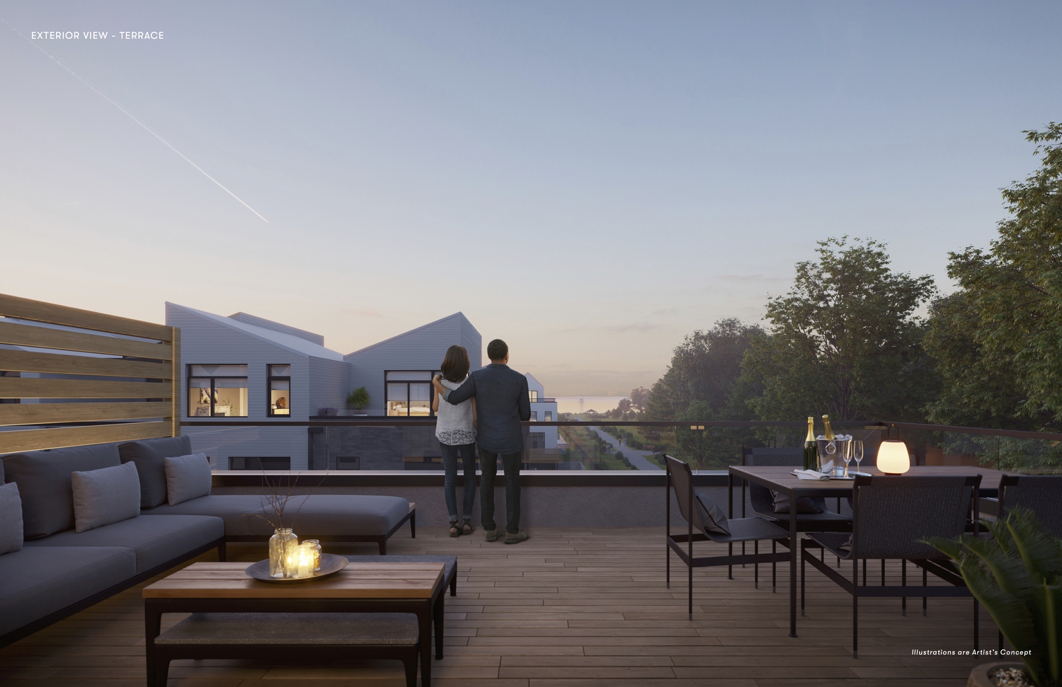 Brightwater Towns in Mississauga — rendering 4