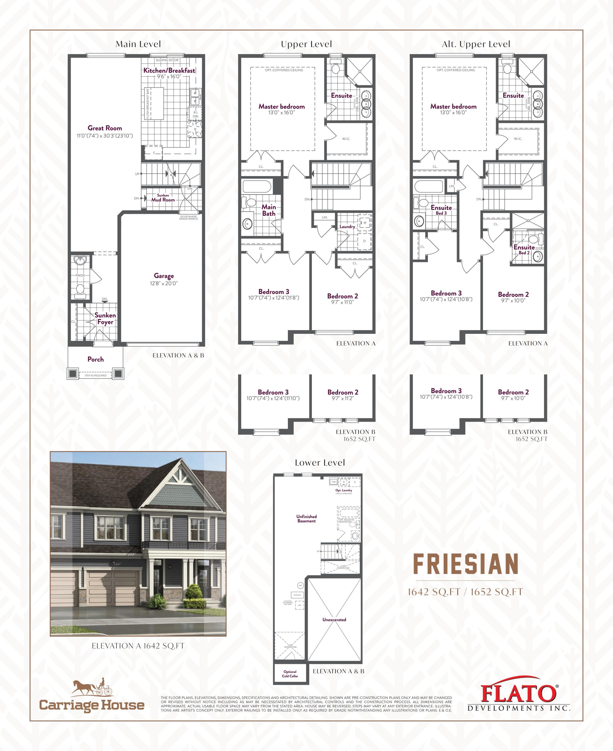 Friesian floor plan