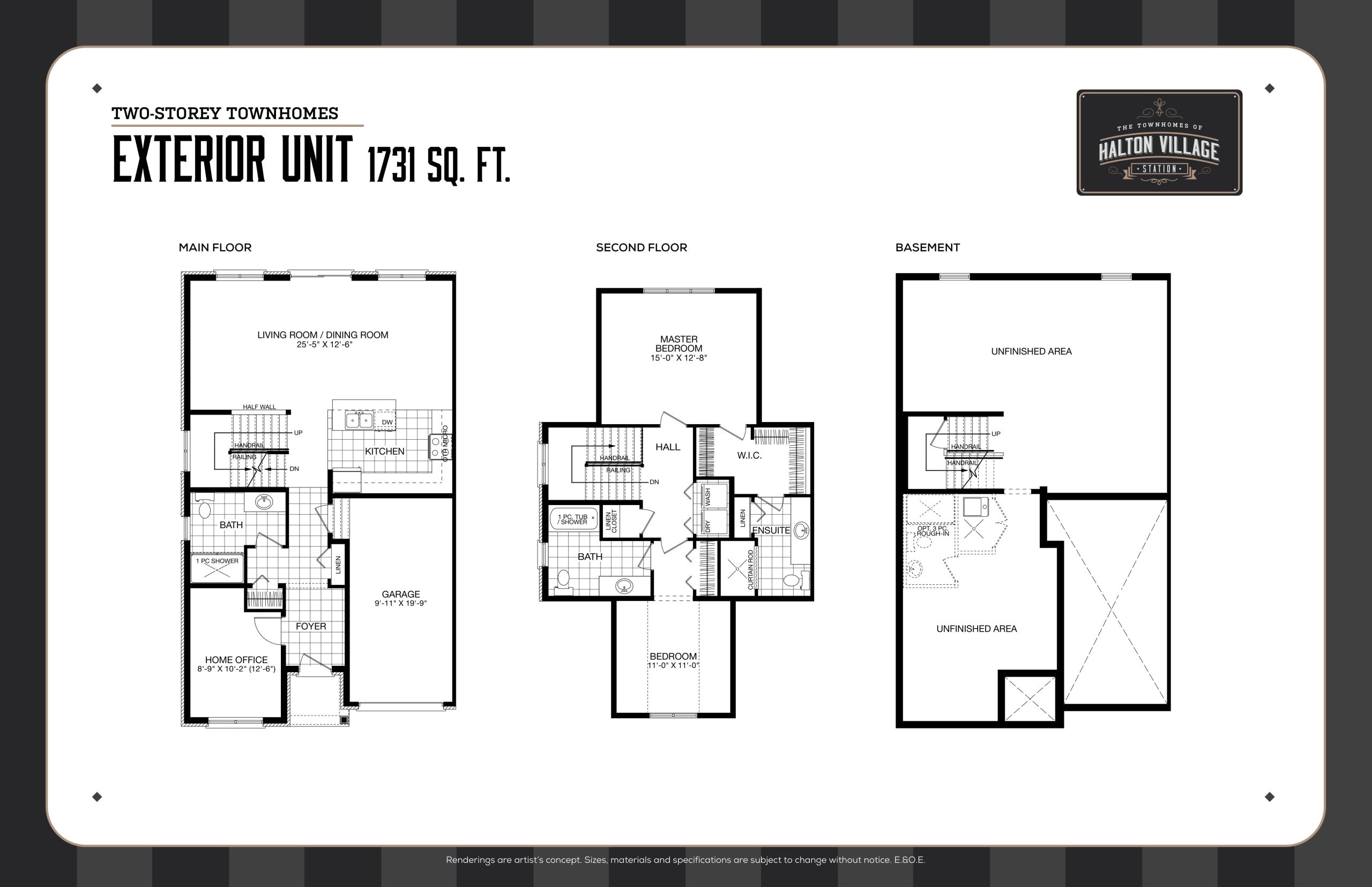 Exterior Unit floor plan