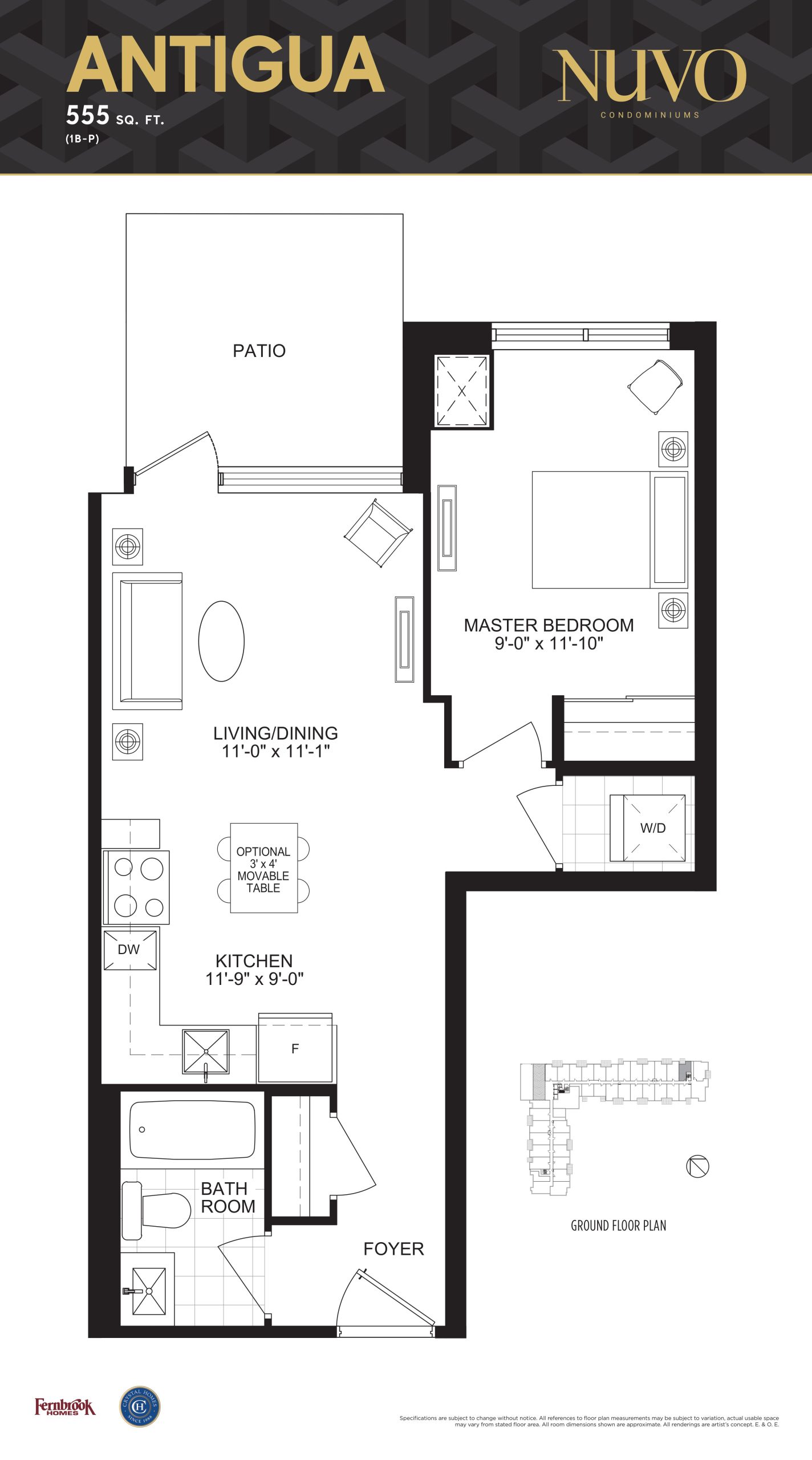 Antigua floor plan