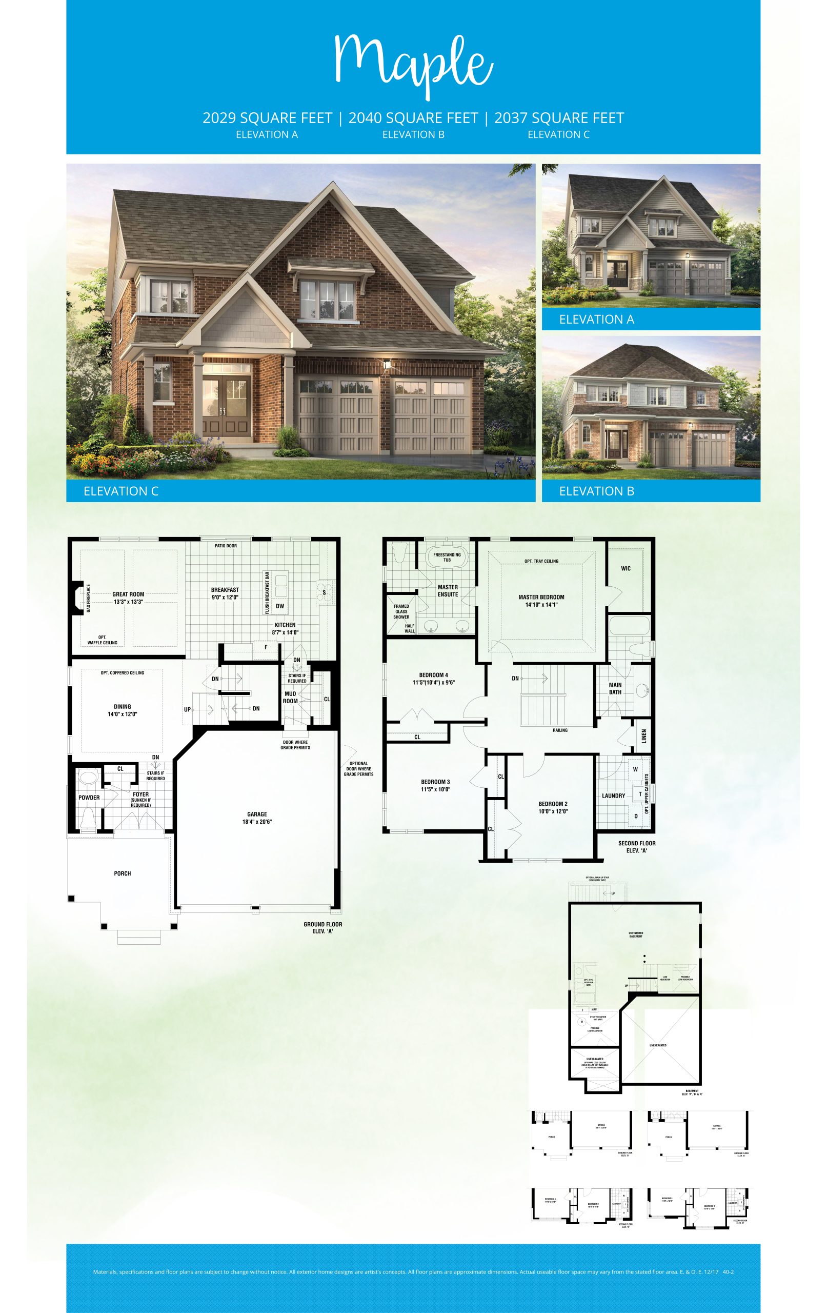 Maple floor plan