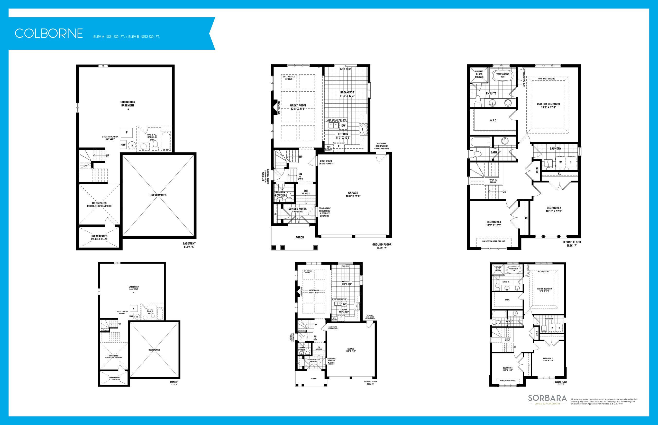 Colborne floor plan