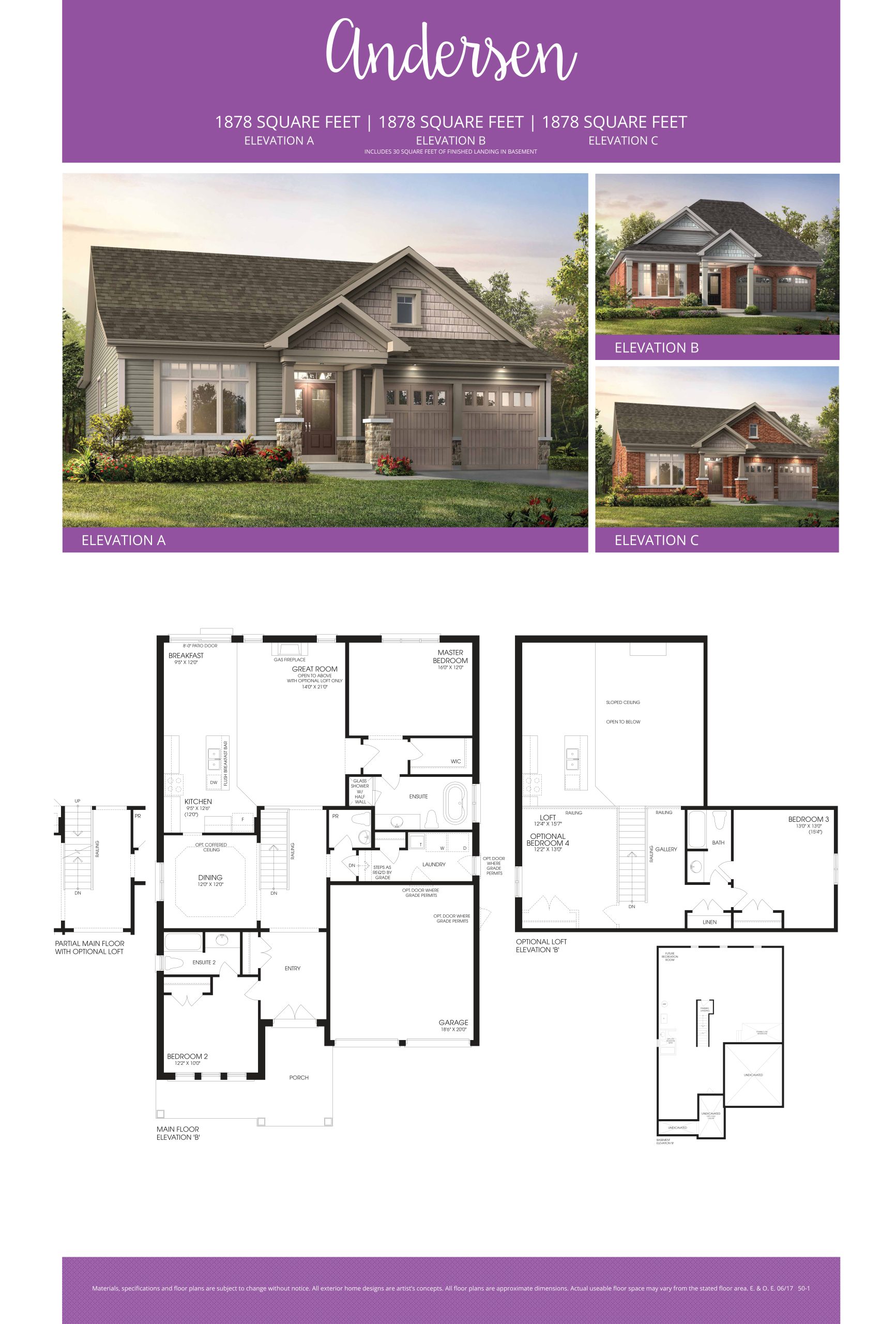 Andersen floor plan
