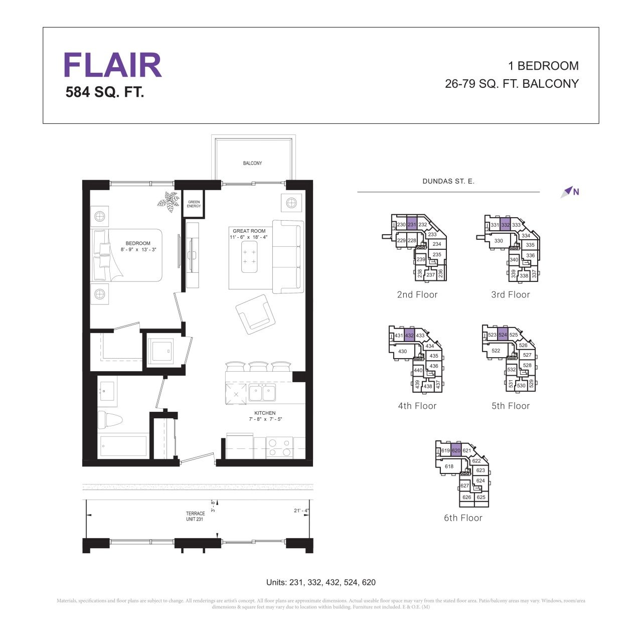 Flair floor plan