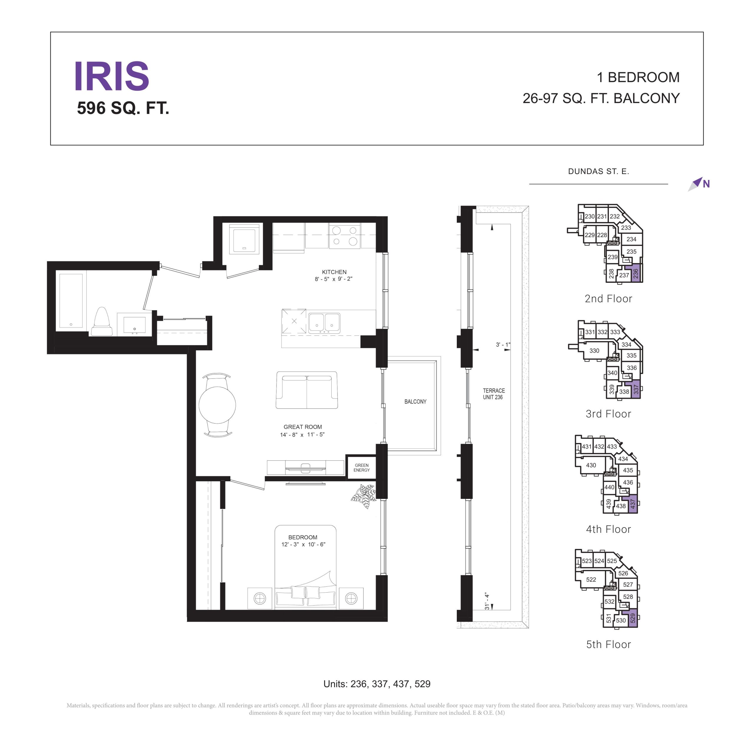 Iris floor plan