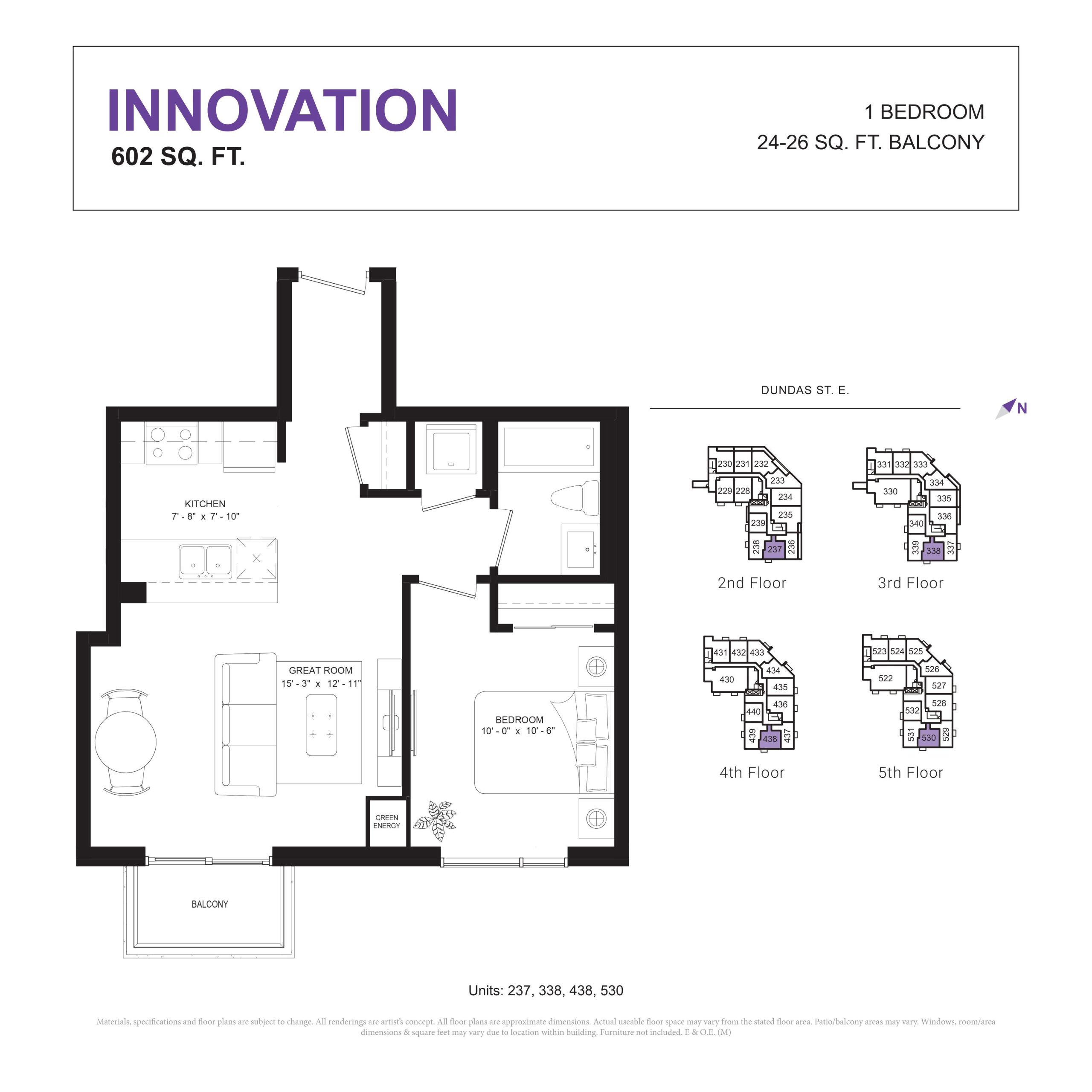 Innovation floor plan