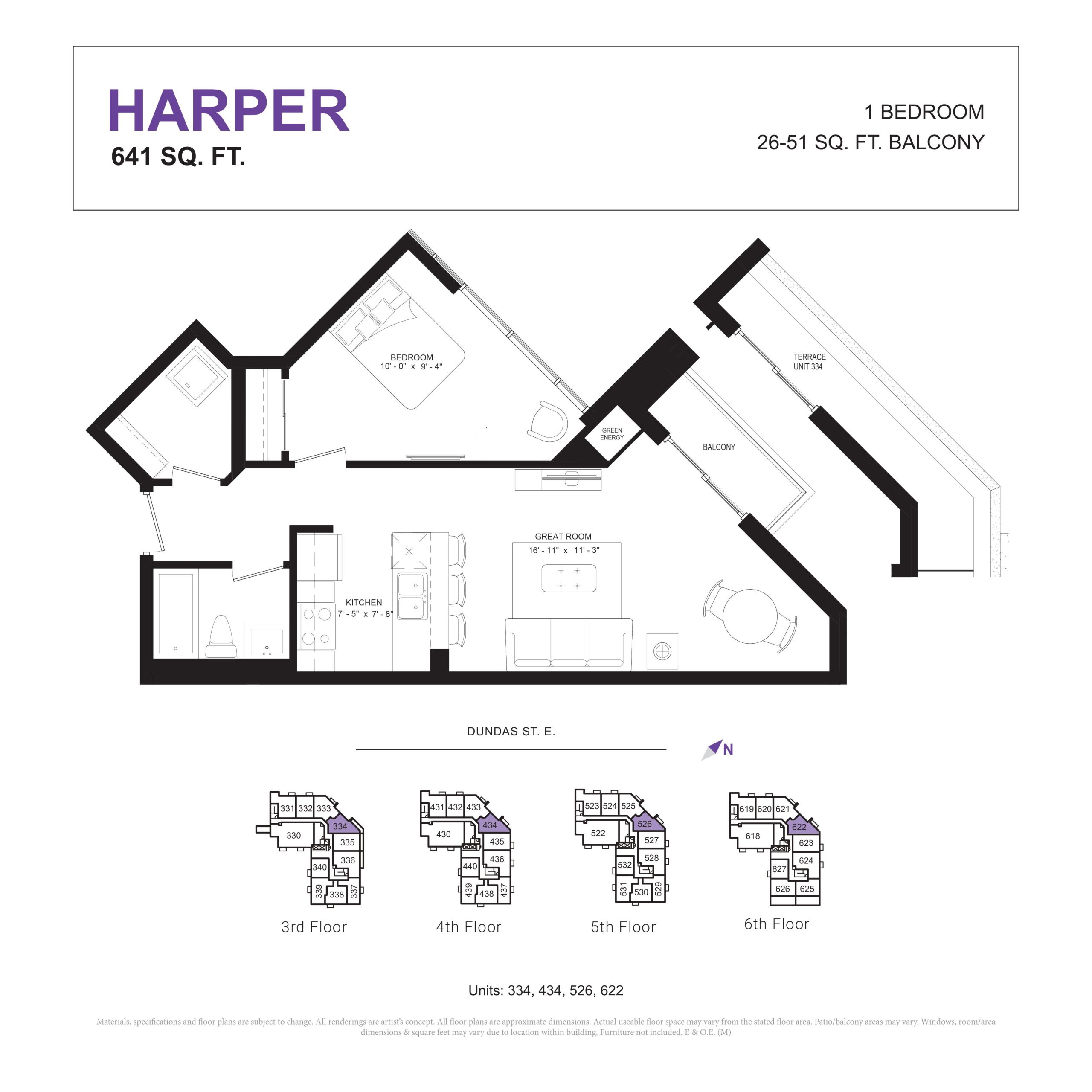 Harper floor plan