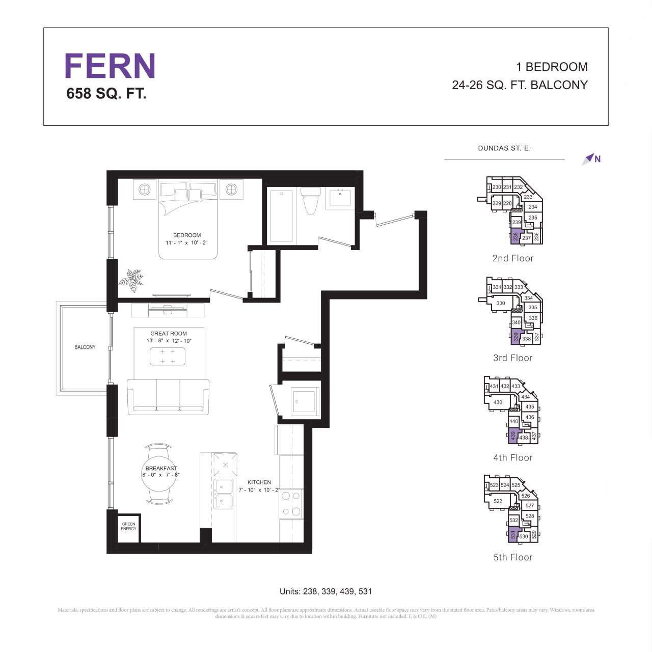 Fern floor plan