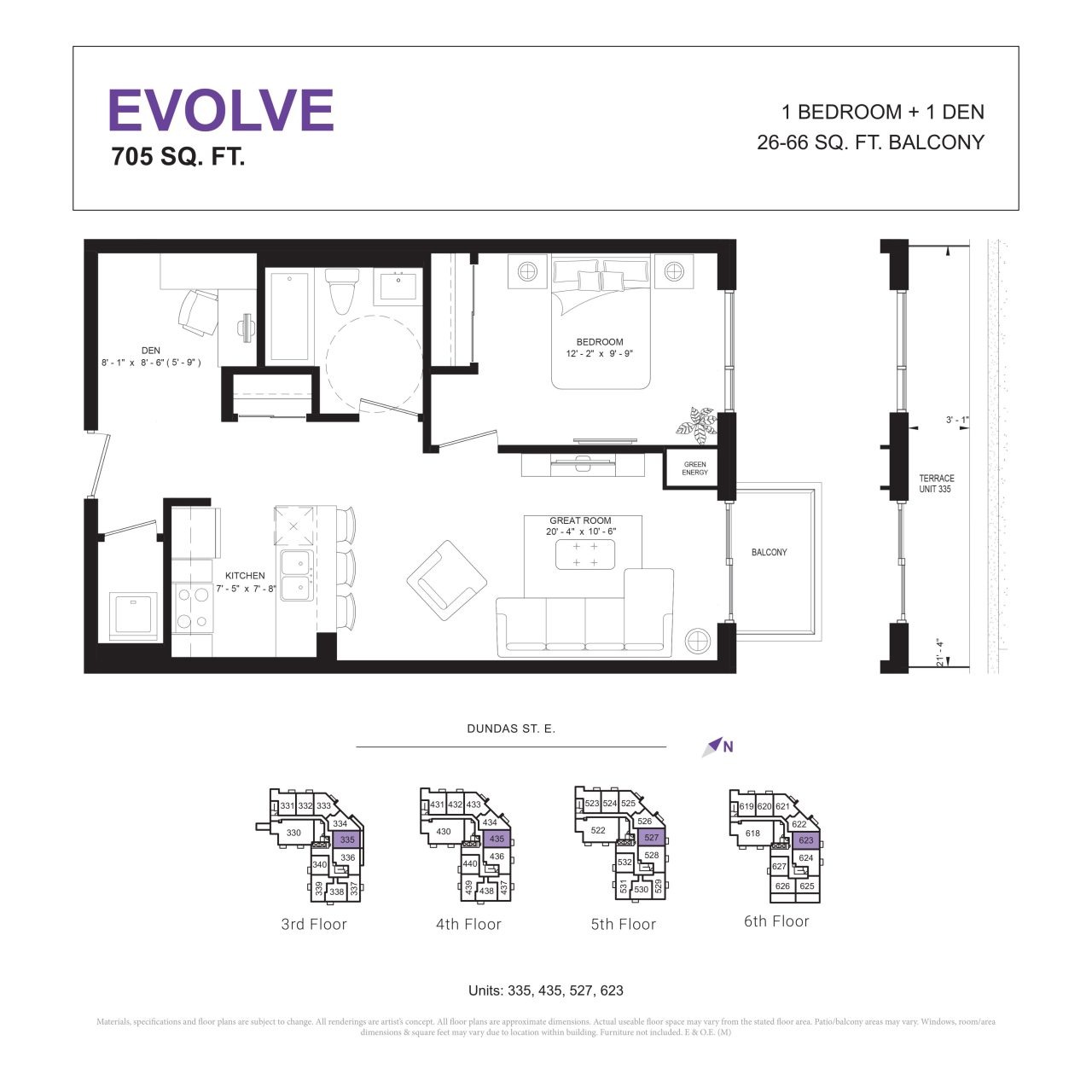 Evolve floor plan