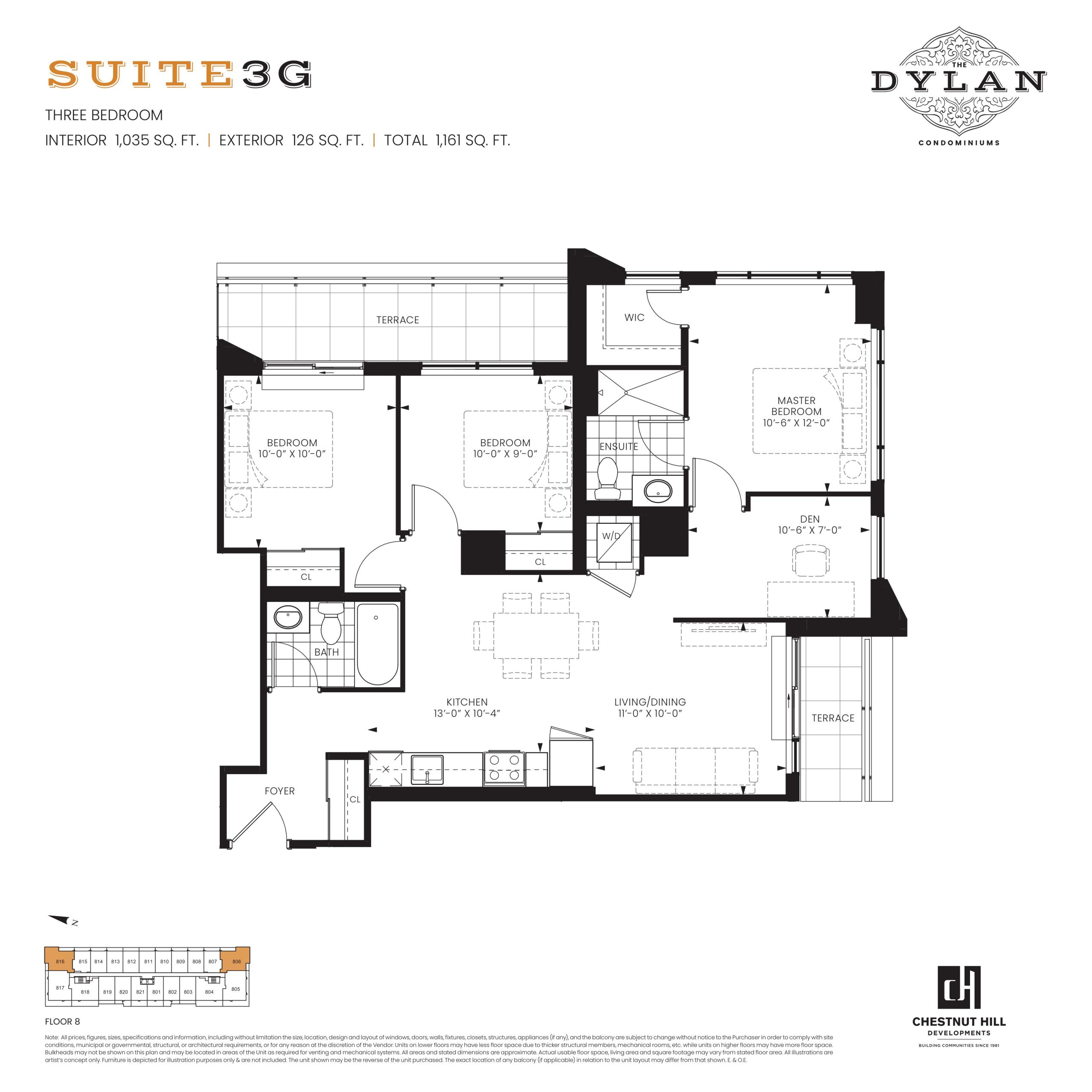 Suite 3G floor plan