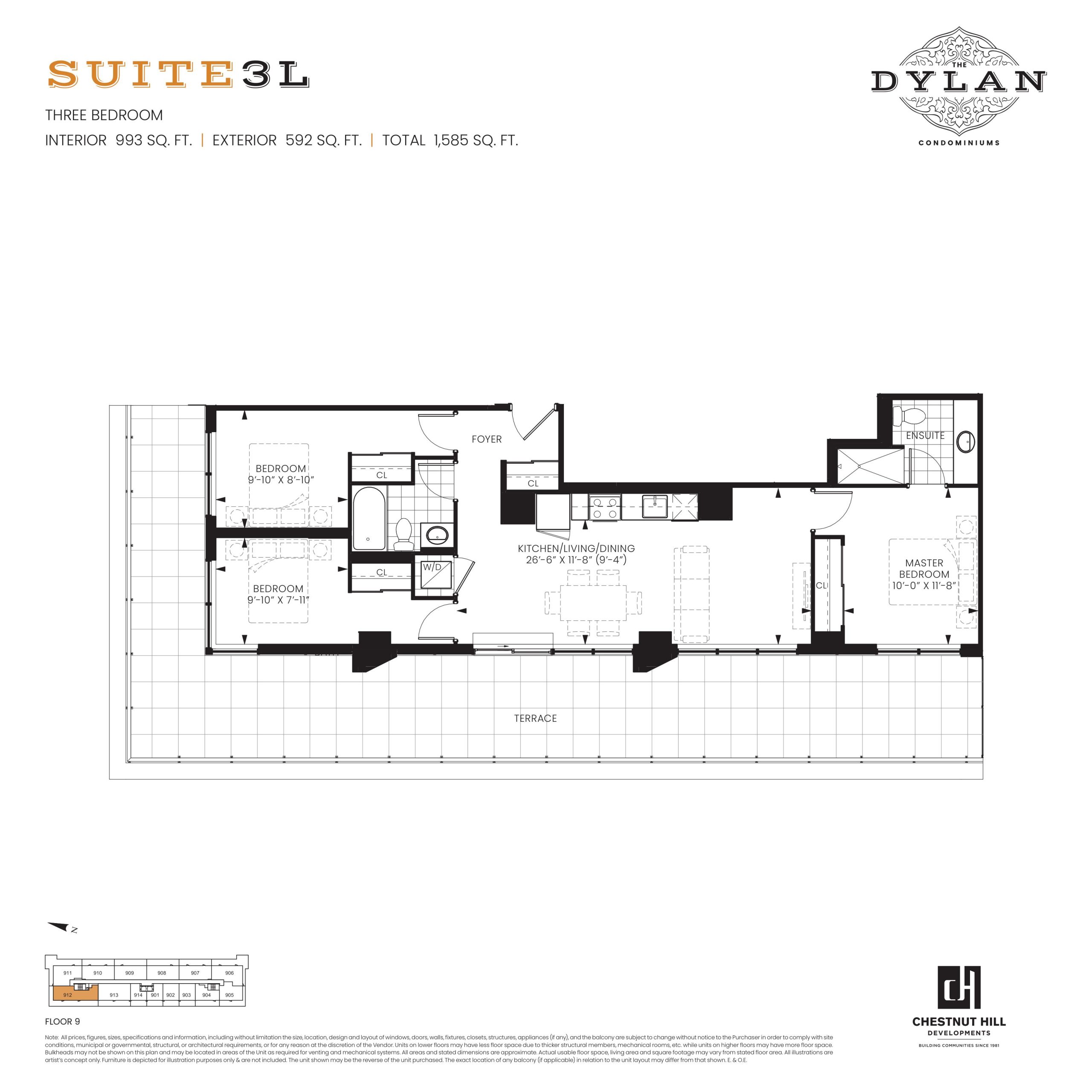 Suite 3L floor plan