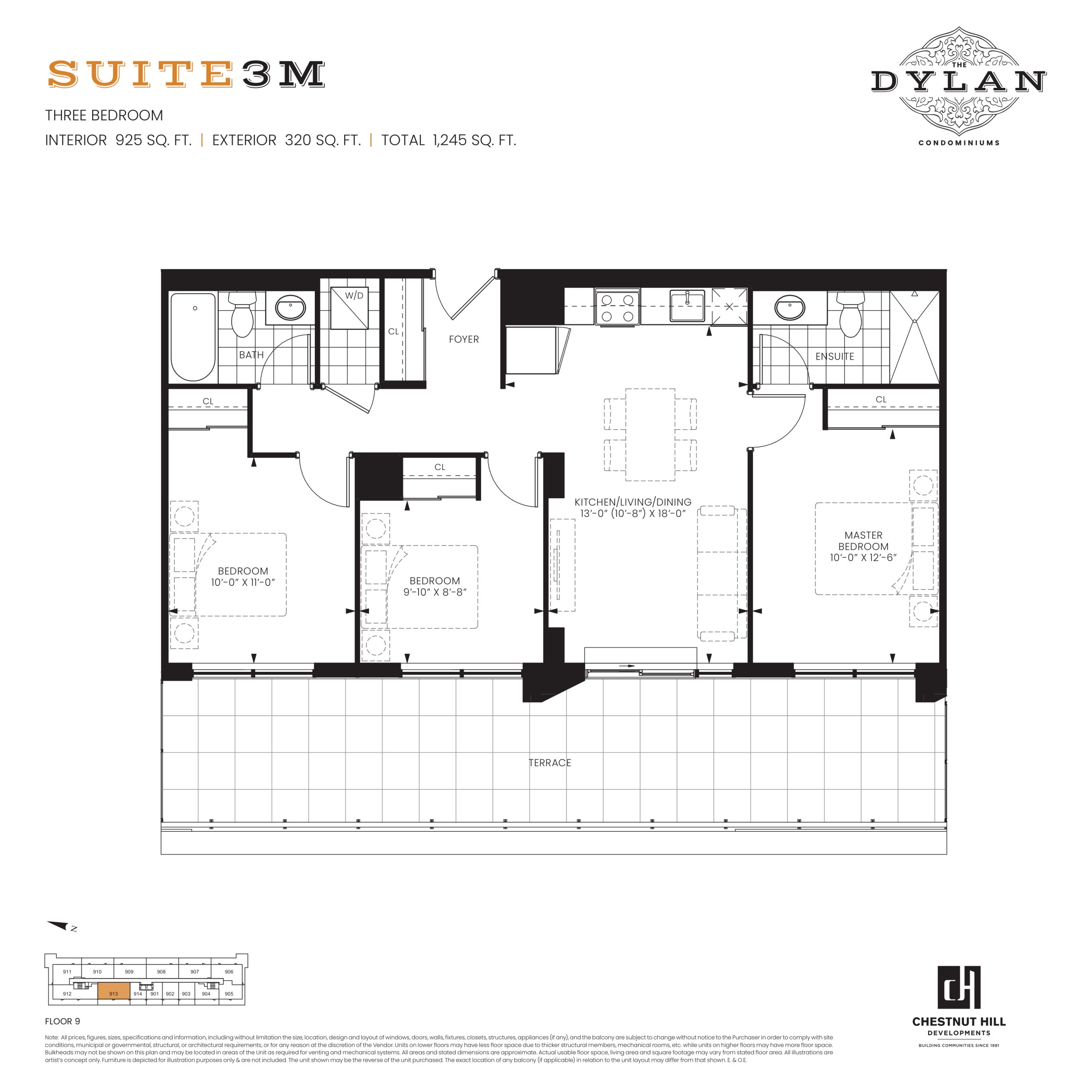 Suite 3M floor plan