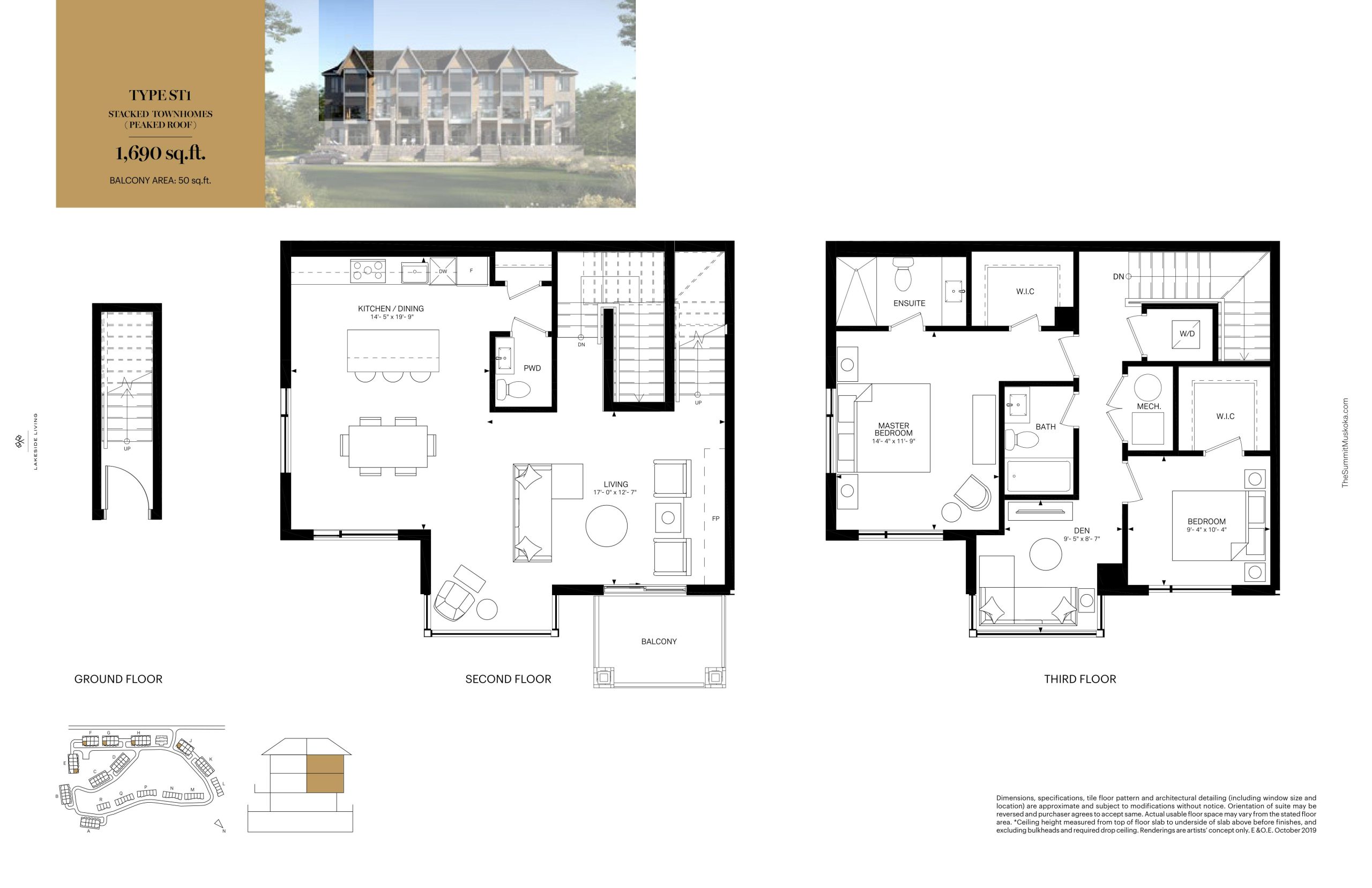 Type ST1 floor plan