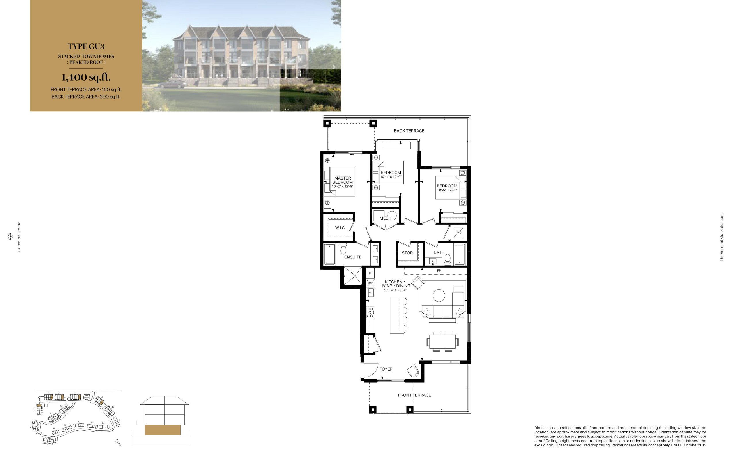 Type GU3 floor plan