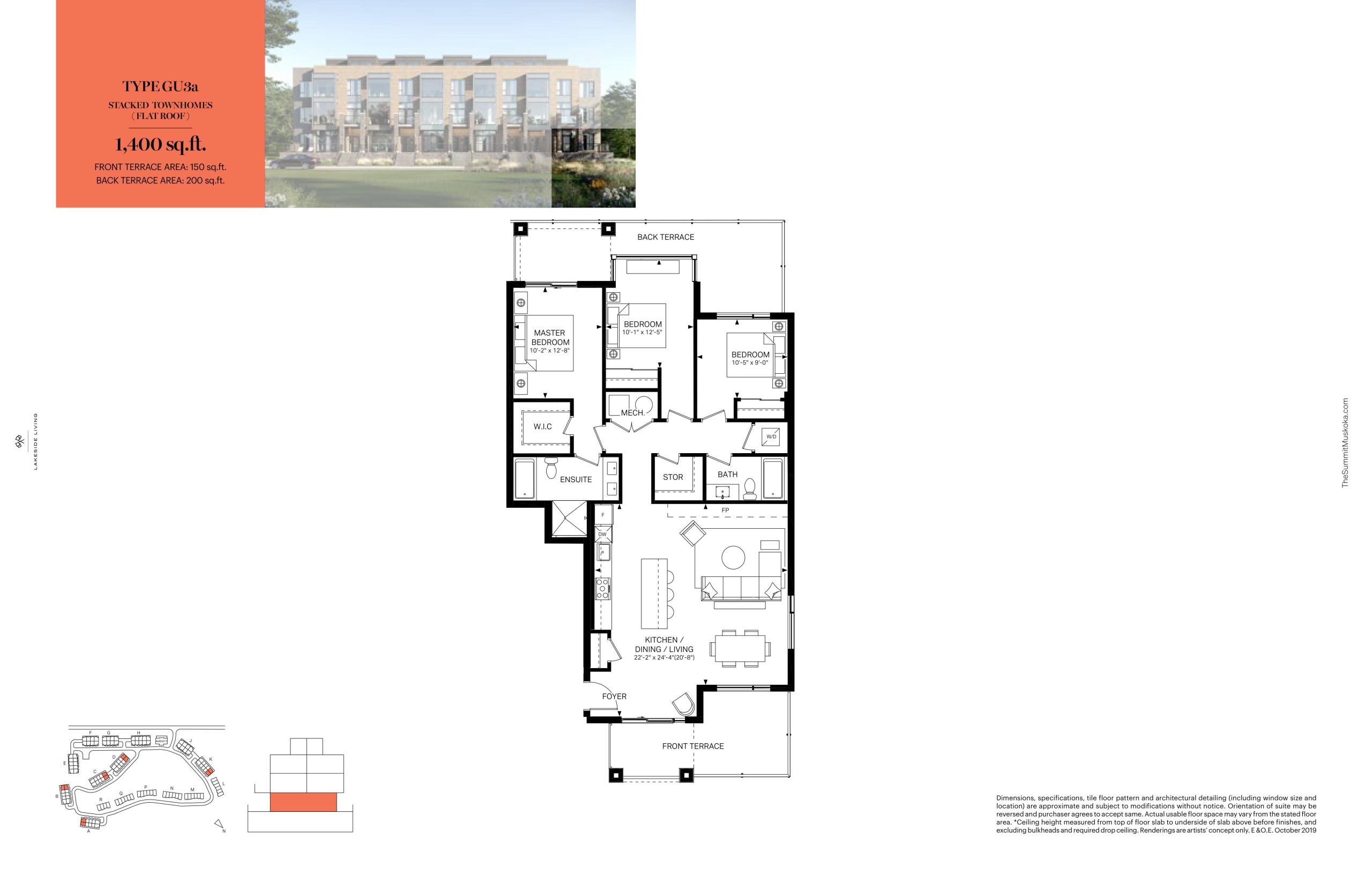 Type GU3a floor plan