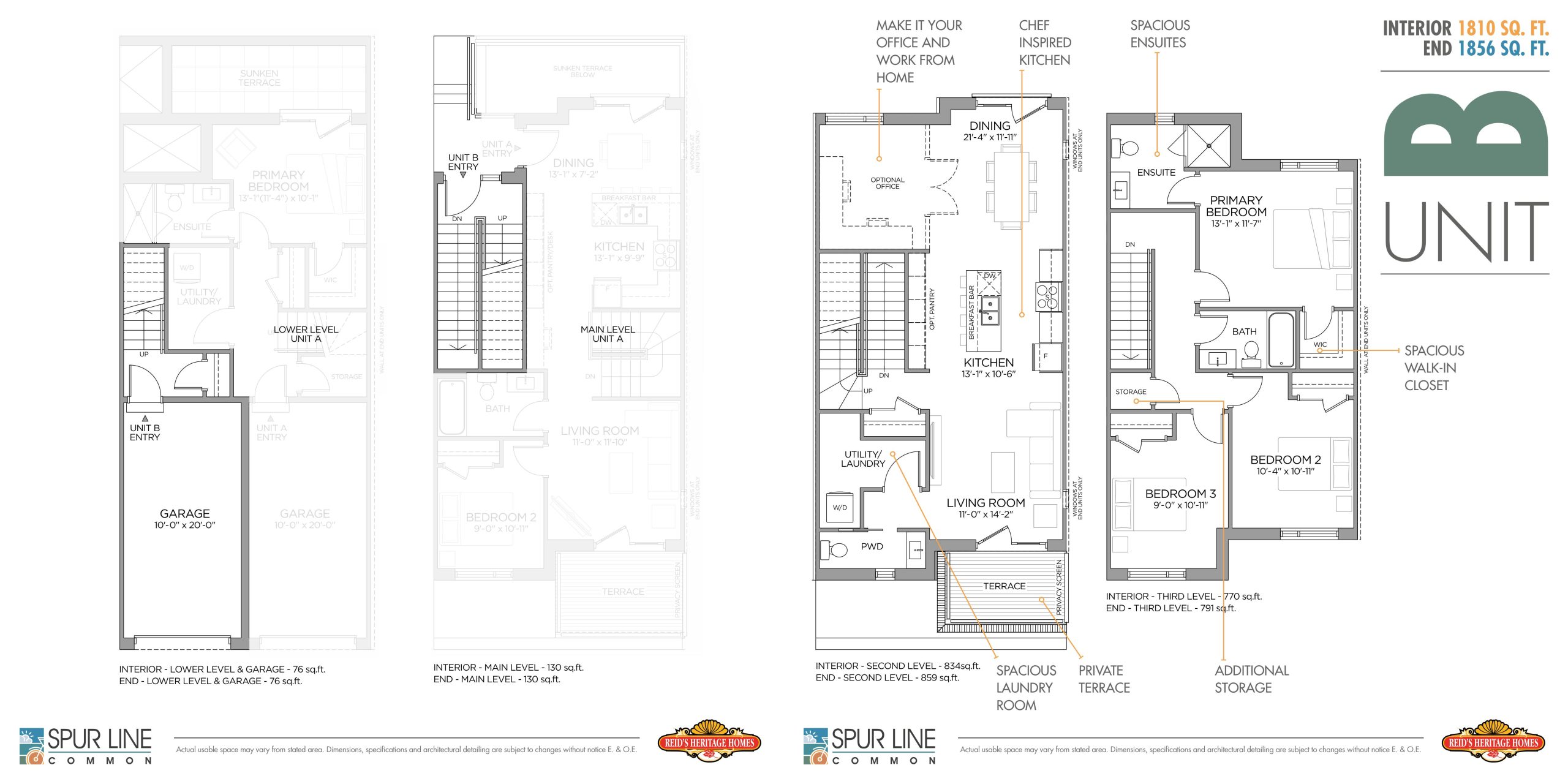 Unit B floor plan