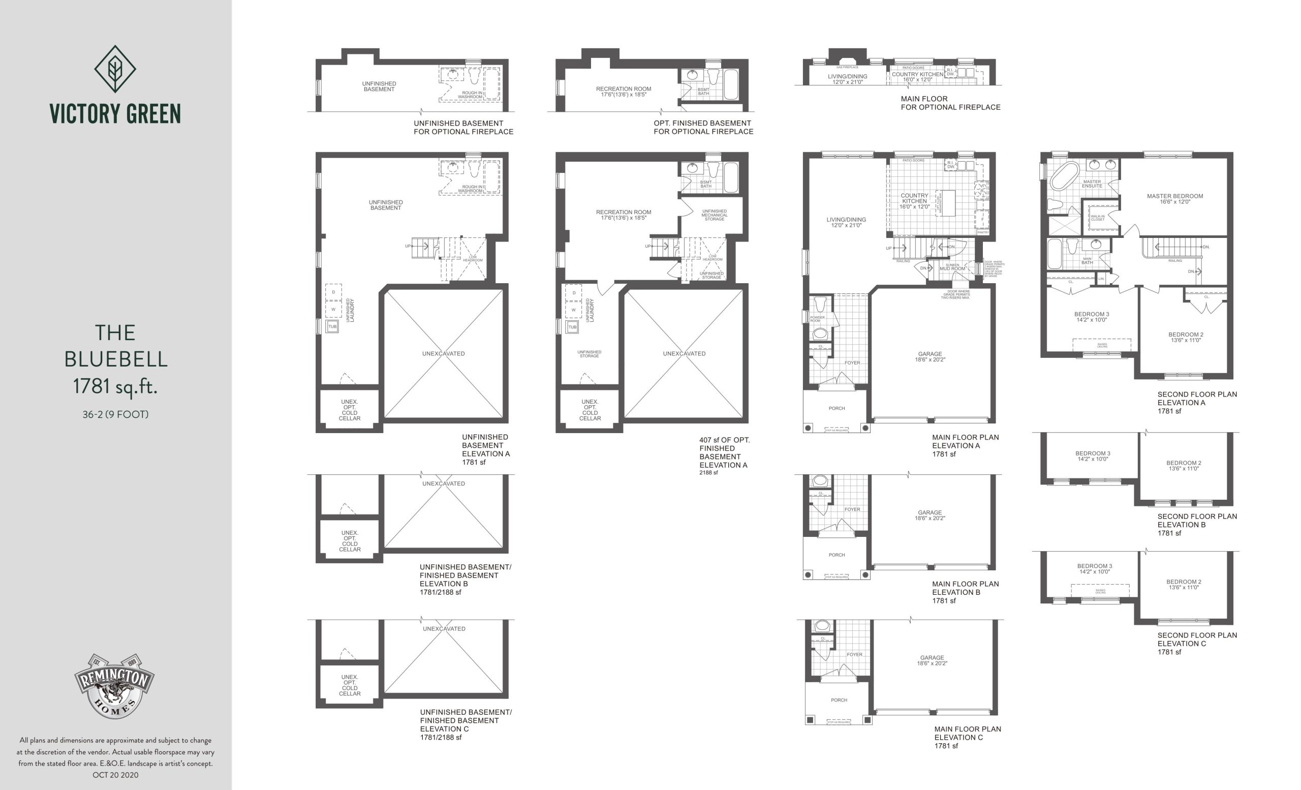 The Bluebell floor plan