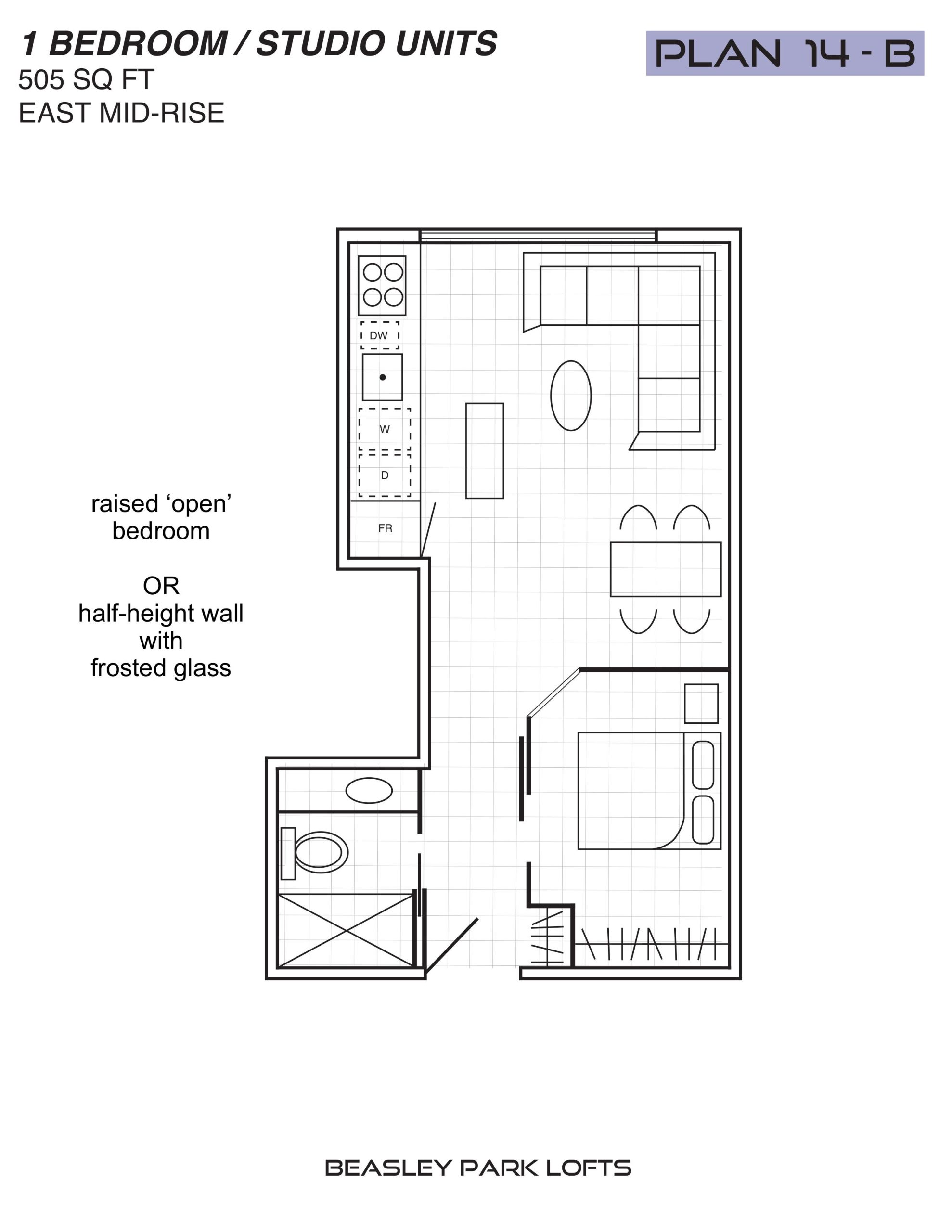 Plan 14-B floor plan
