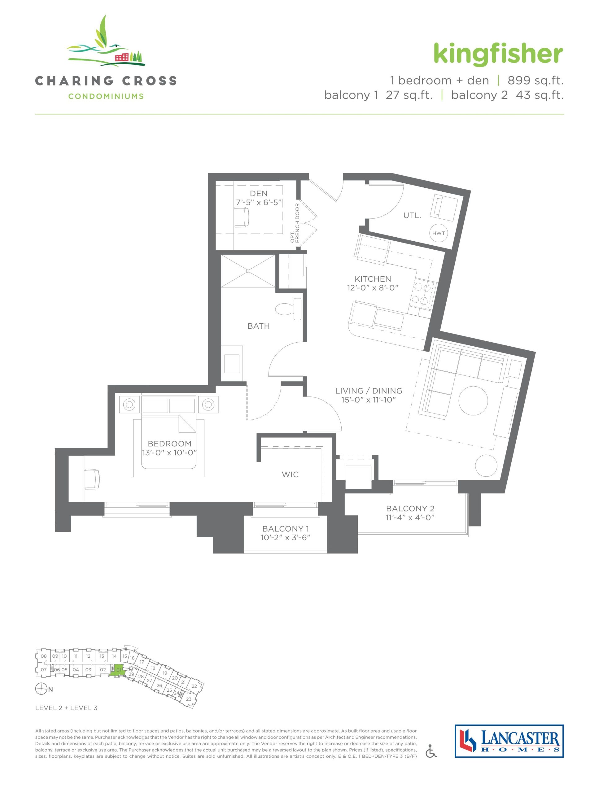 Kingfisher floor plan