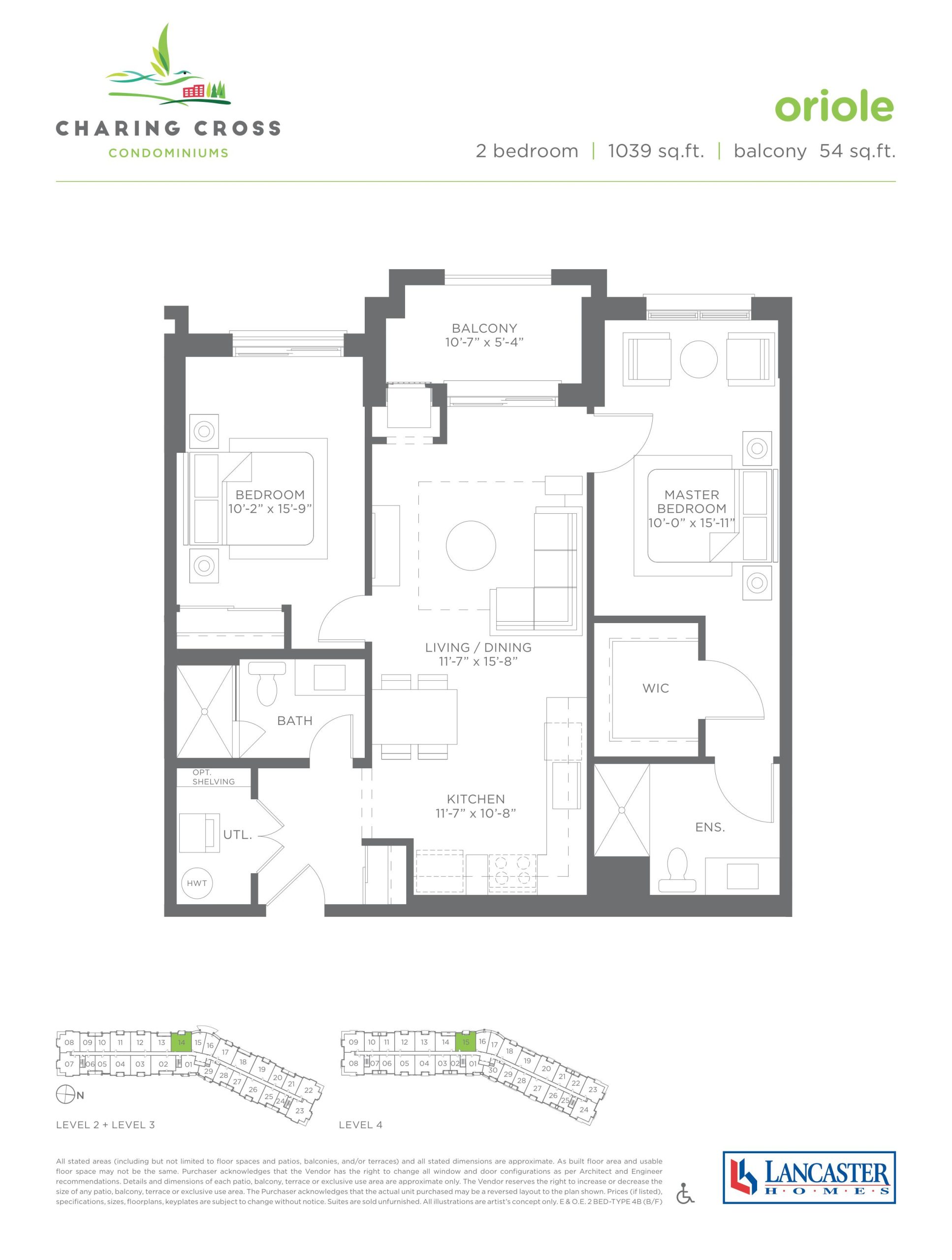 Oriole floor plan