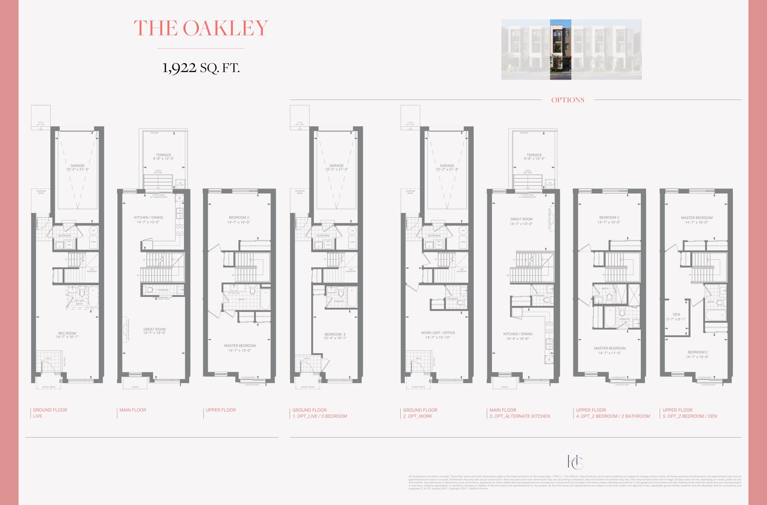 The Oakley floor plan