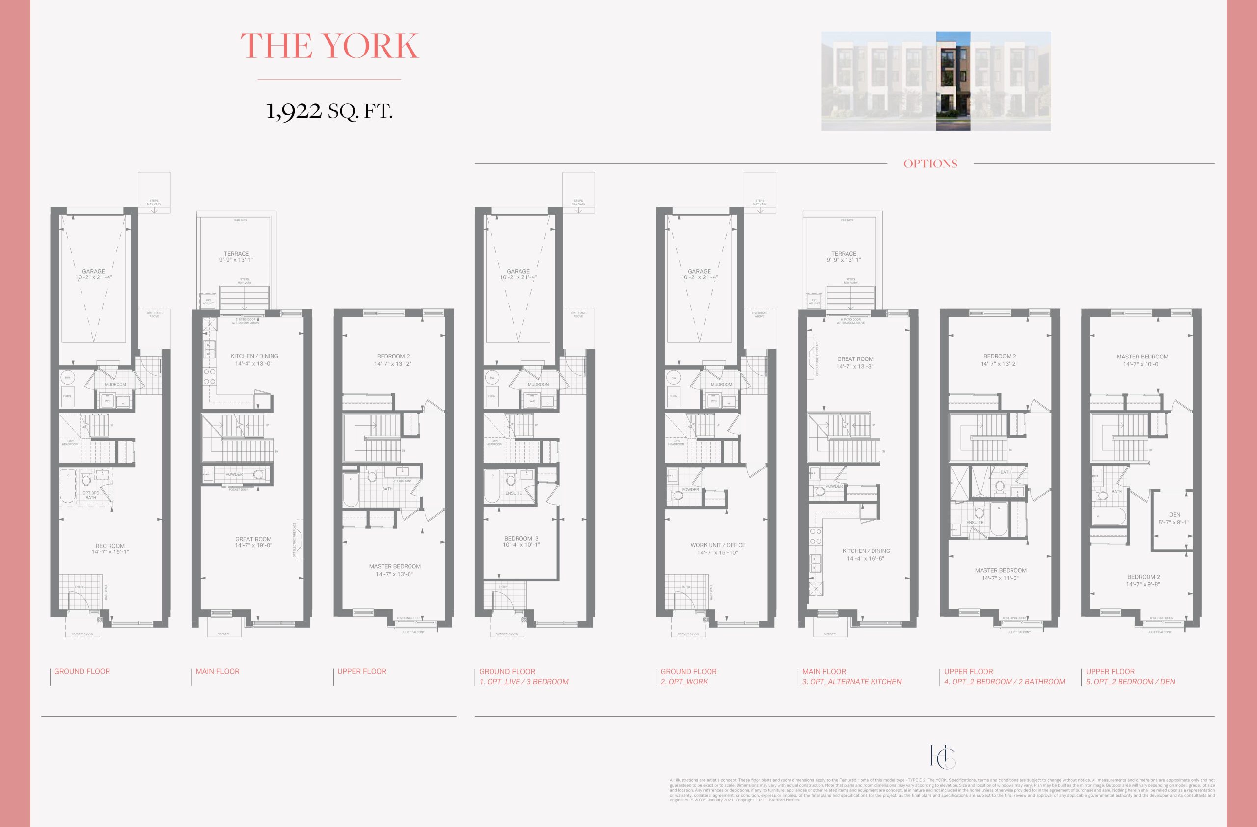 The York floor plan