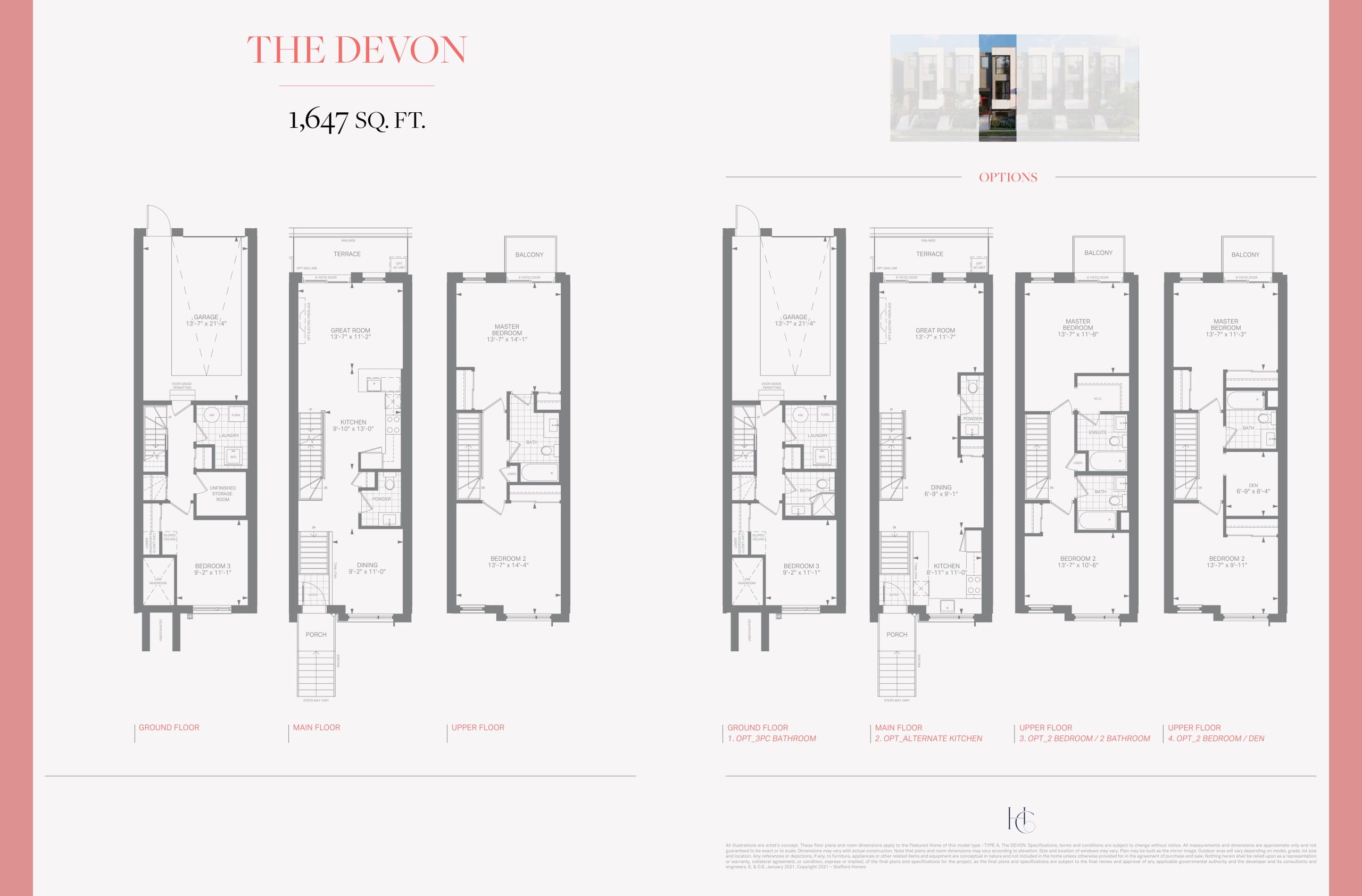 The Devon floor plan
